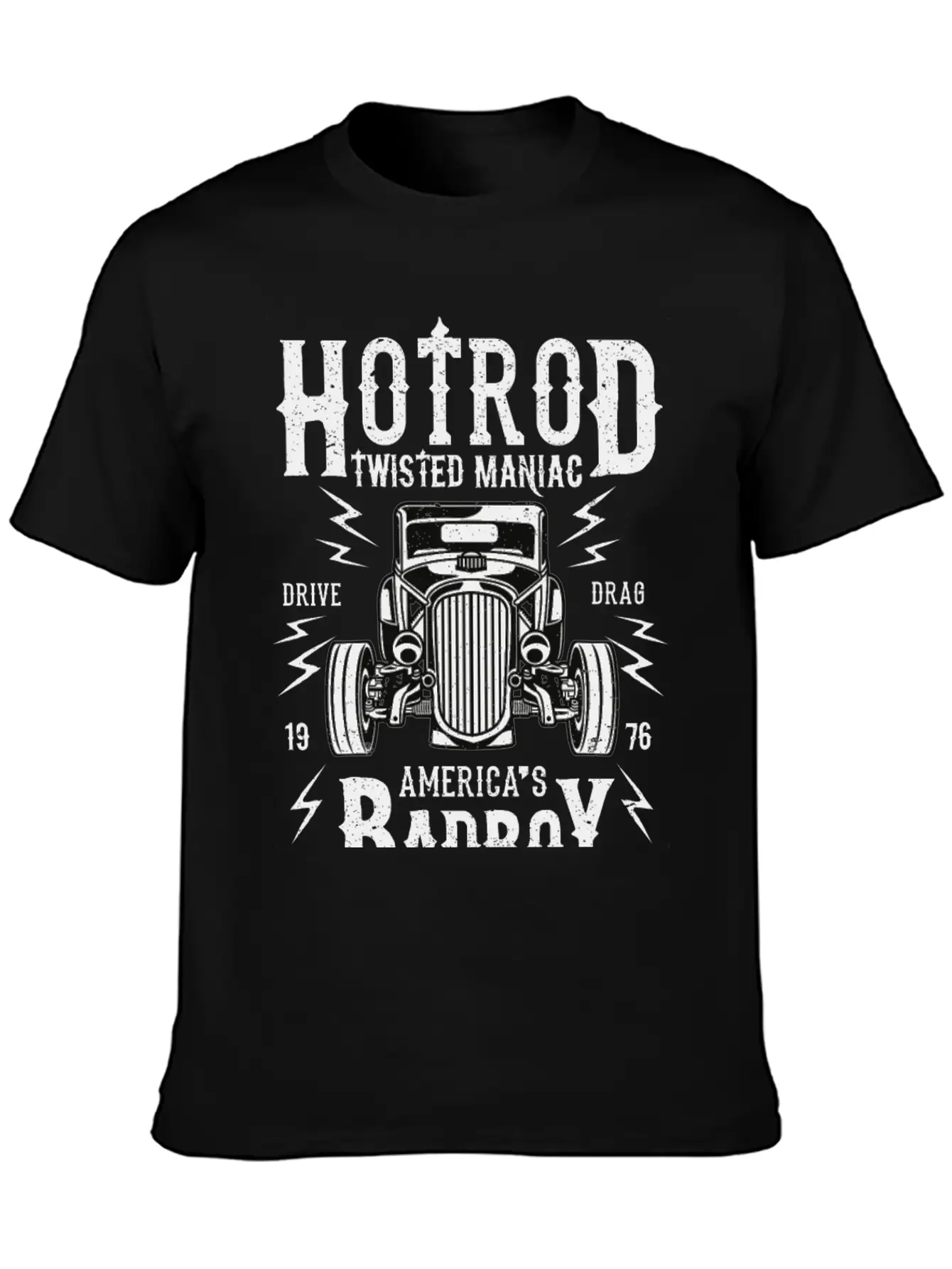 Twisted Hotrod Unisex Casual T-Shirt – Clean Design For Daily Comfort