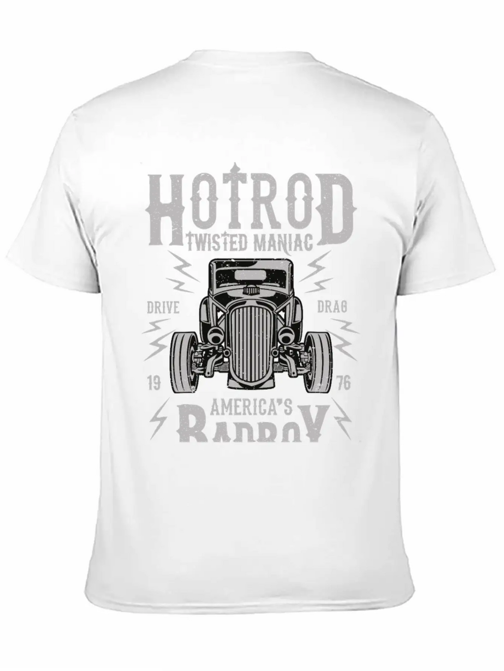 Twisted Hotrod Unisex Casual T-Shirt – Clean Design For Daily Comfort