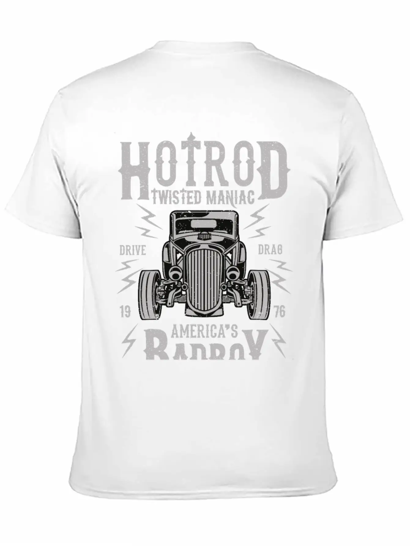 Twisted Hotrod Unisex Casual T-Shirt – Clean Design For Daily Comfort