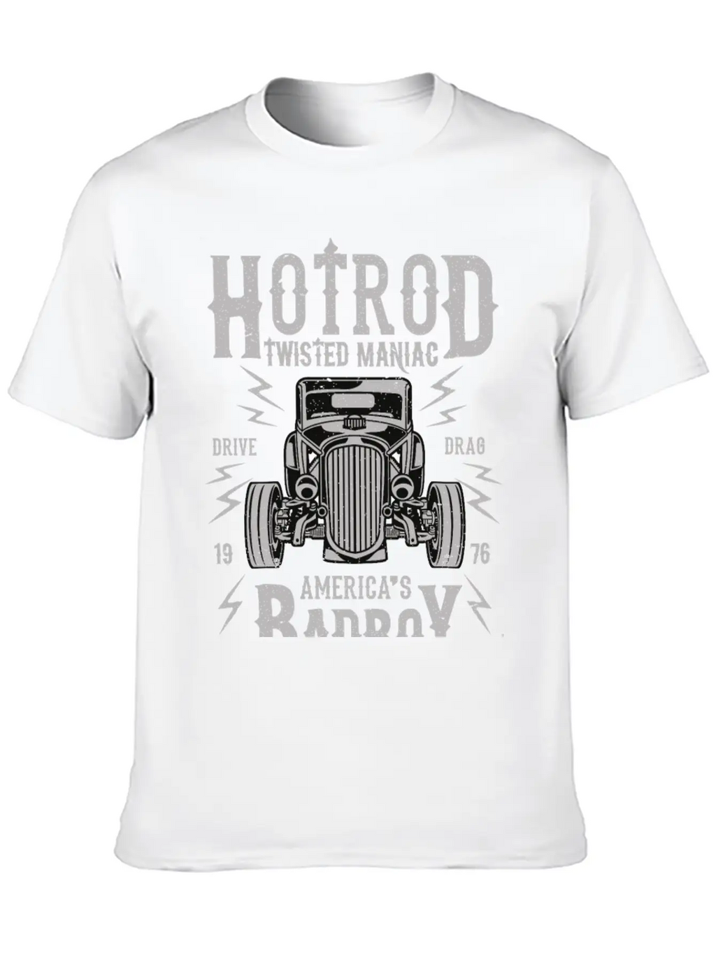 Twisted Hotrod Unisex Casual T-Shirt – Clean Design For Daily Comfort