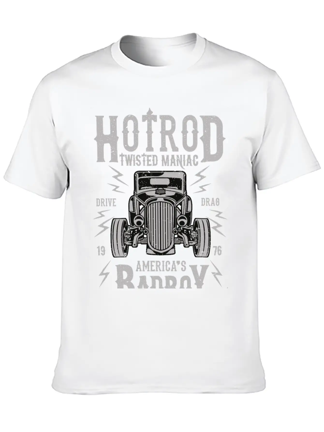 Twisted Hotrod Unisex Casual T-Shirt – Clean Design For Daily Comfort