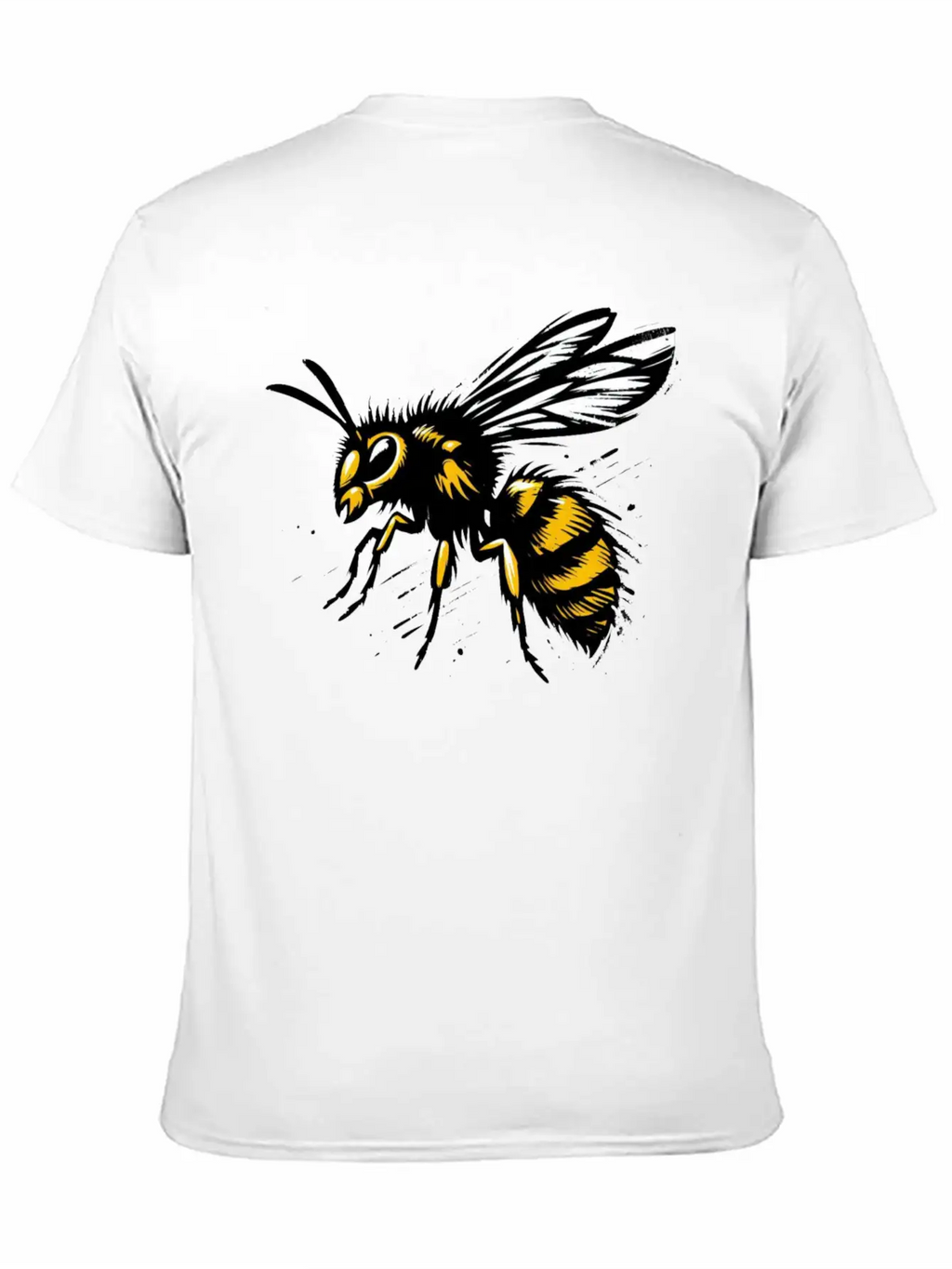 Two Color Wasp Insect Art 1 Classic Cotton Tee – Unisex Comfort For Any Season