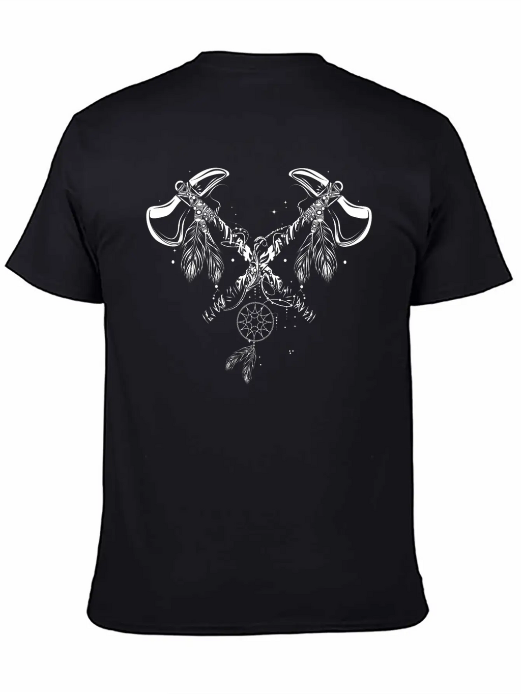 Two Crossed Tomahawks Basic Graphic T-Shirt – Daily Comfort In Soft Cotton
