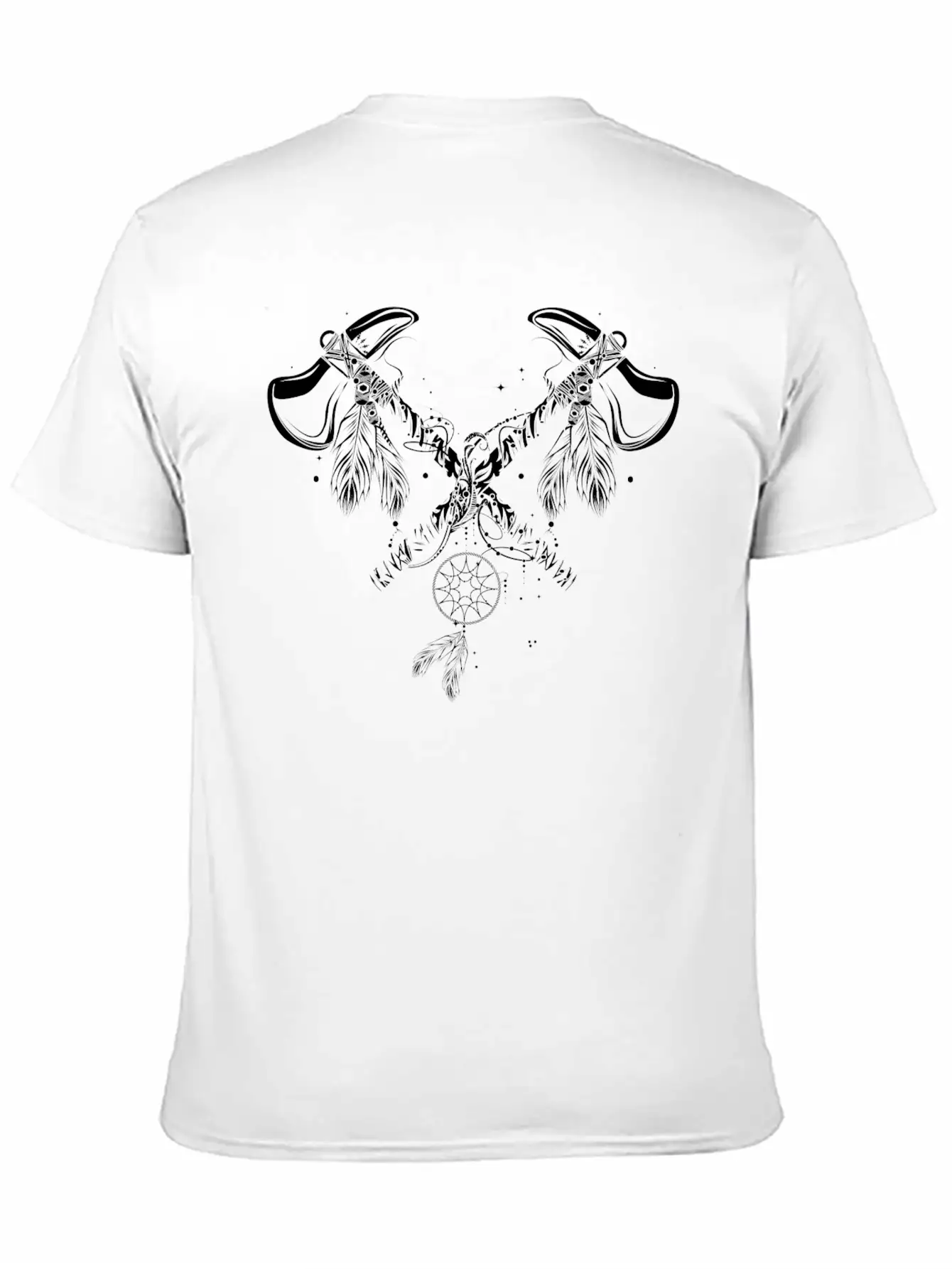 Two Crossed Tomahawks Basic Graphic T-Shirt – Daily Comfort In Soft Cotton