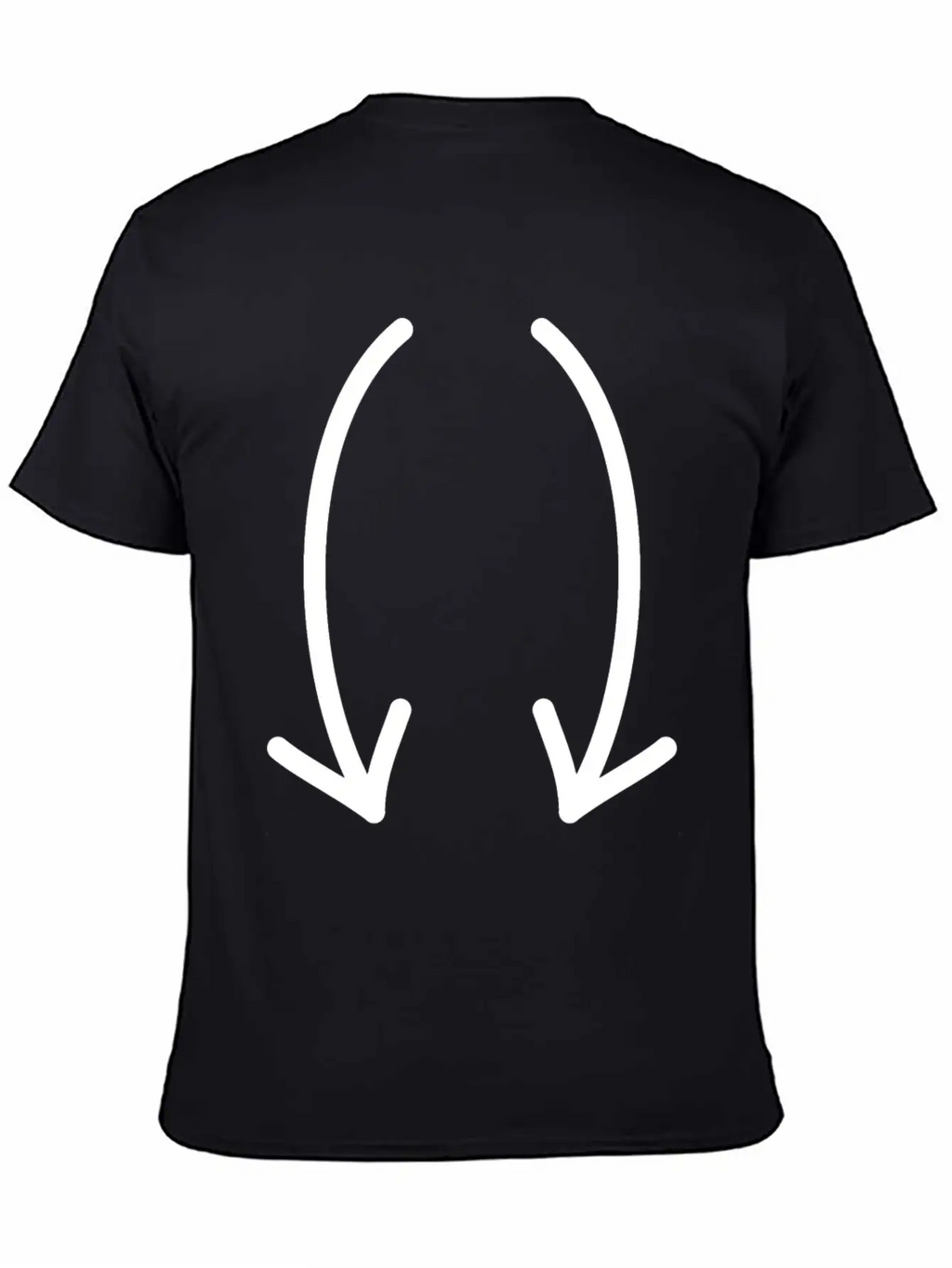Two Down Arrows Timeless Short Sleeve Tee – Comfy And Minimalist Design