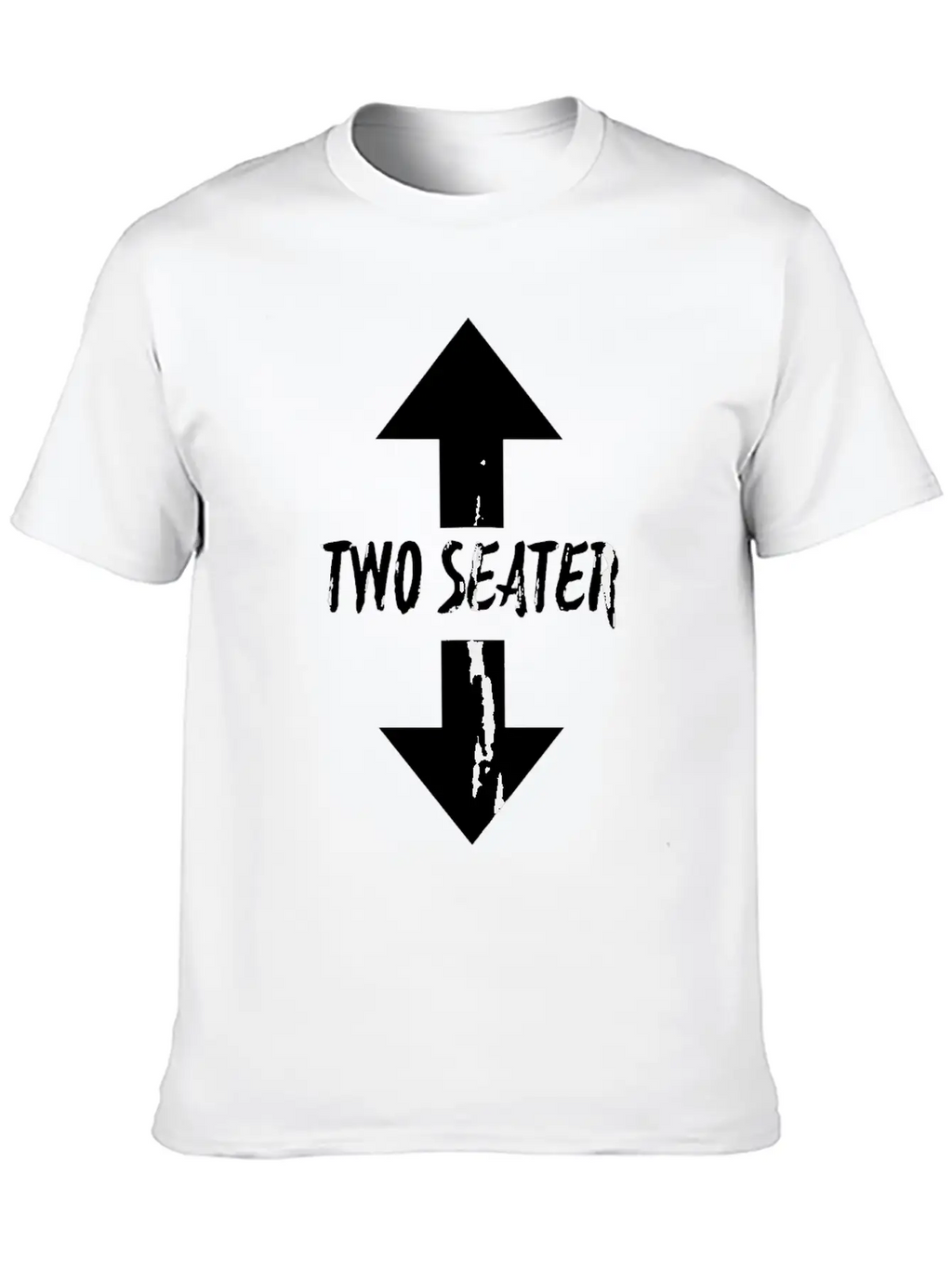 Two Seater Arrow Naughty Dad Joke Gift Breathable Soft Cotton T-Shirt – Timeless Casual Look