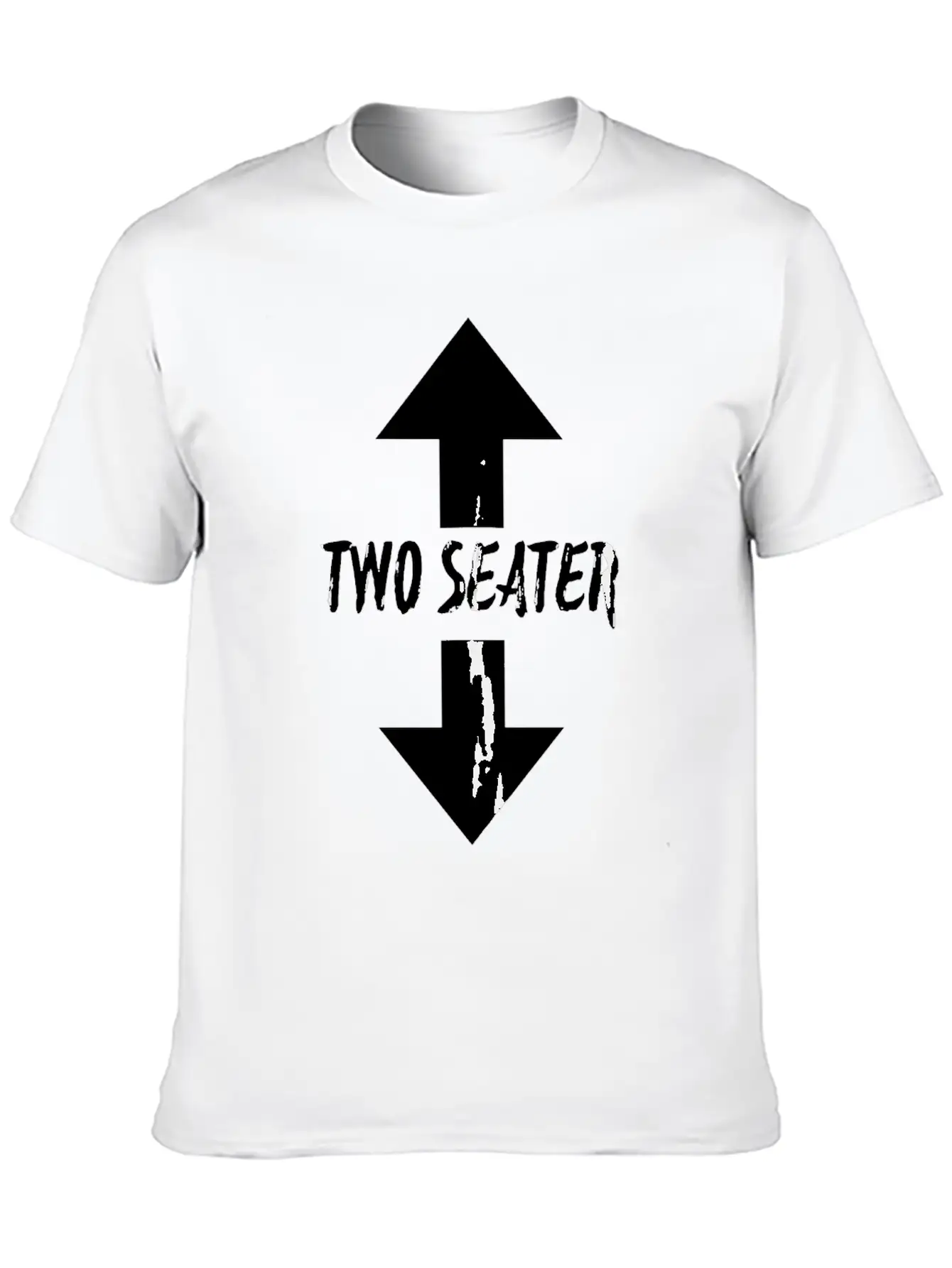 Two Seater Arrow Naughty Dad Joke Gift Breathable Soft Cotton T-Shirt – Timeless Casual Look