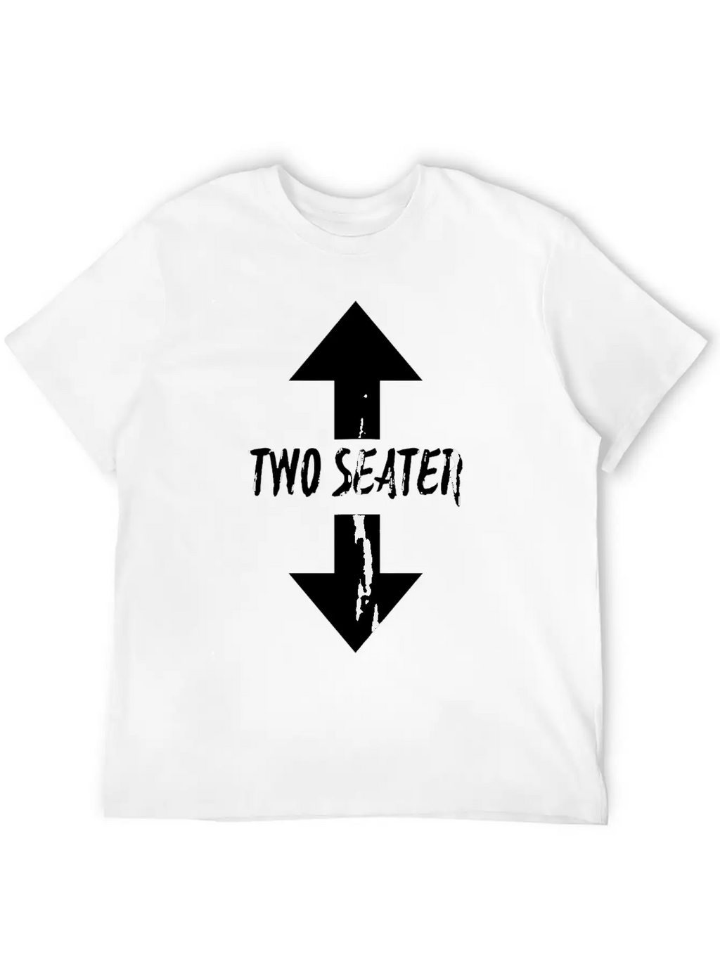 Two Seater Arrow Naughty Dad Joke Gift Breathable Soft Cotton T-Shirt – Timeless Casual Look