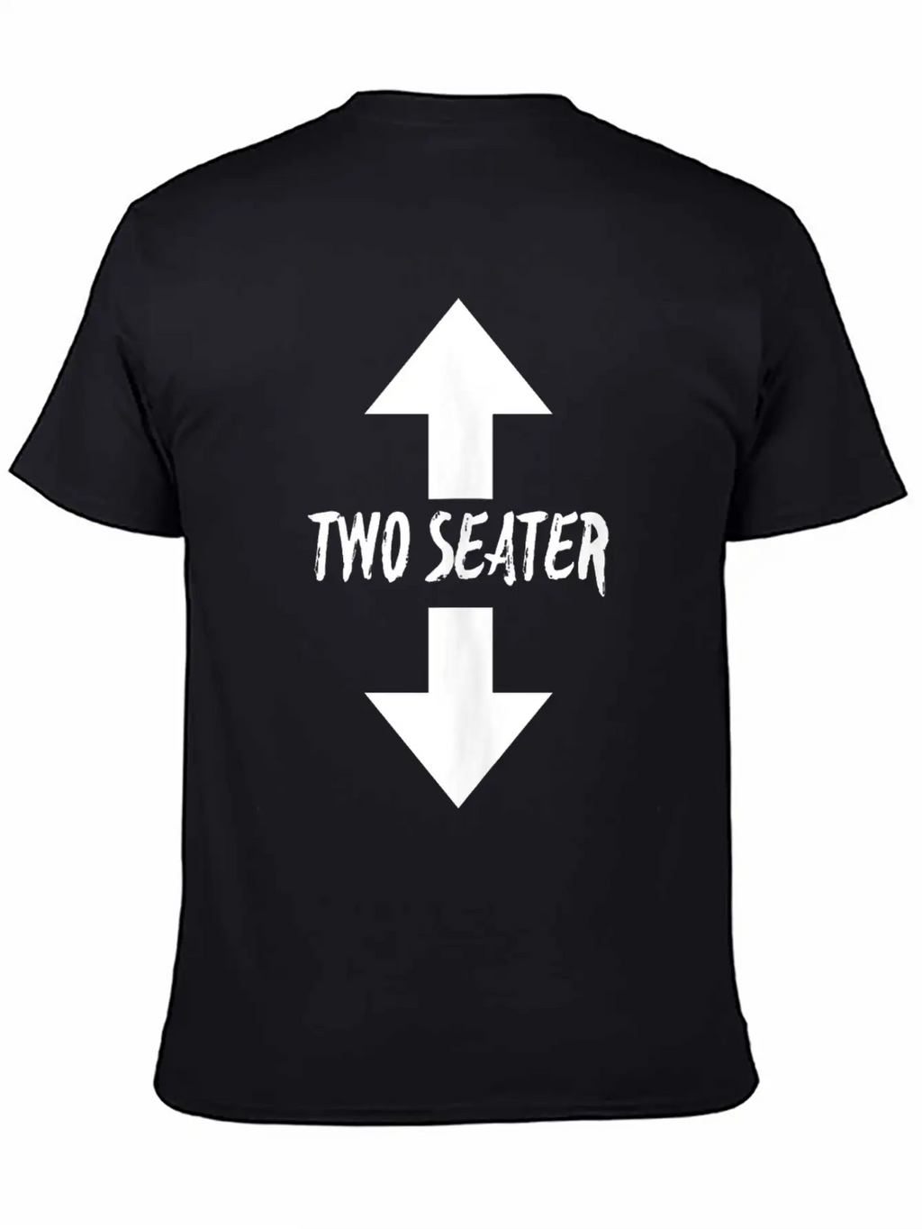 Two Seater Arrow Naughty Dad Joke Gift Breathable Soft Cotton T-Shirt – Timeless Casual Look