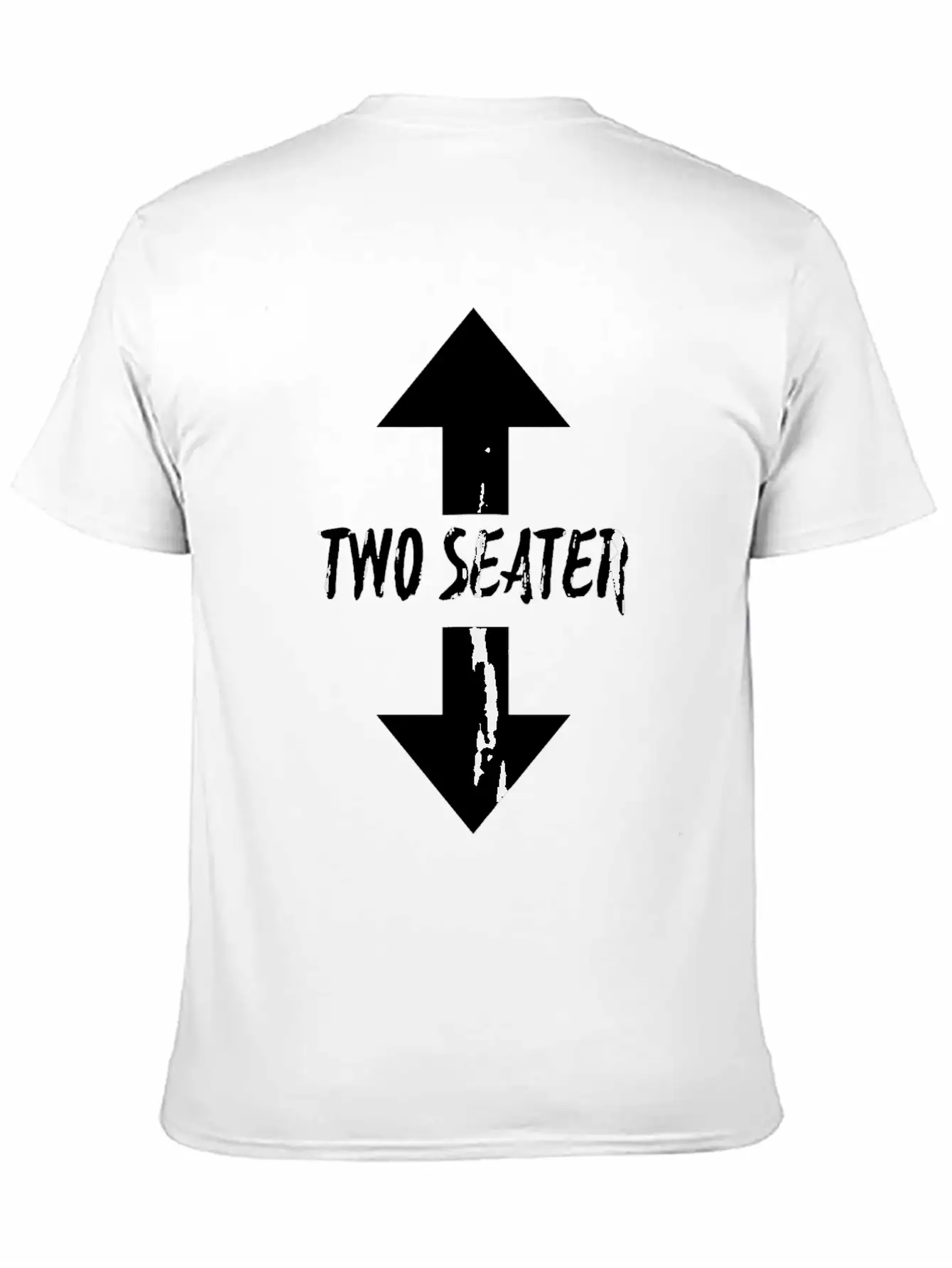 Two Seater Arrow Naughty Dad Joke Gift Breathable Soft Cotton T-Shirt – Timeless Casual Look