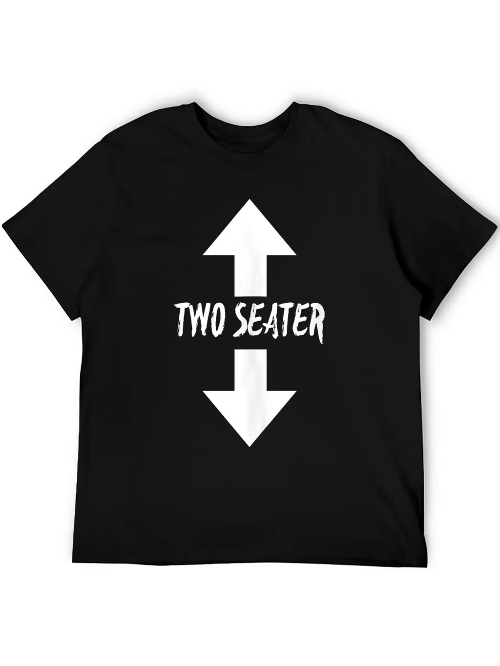 Two Seater Arrow Naughty Dad Joke Gift Breathable Soft Cotton T-Shirt – Timeless Casual Look