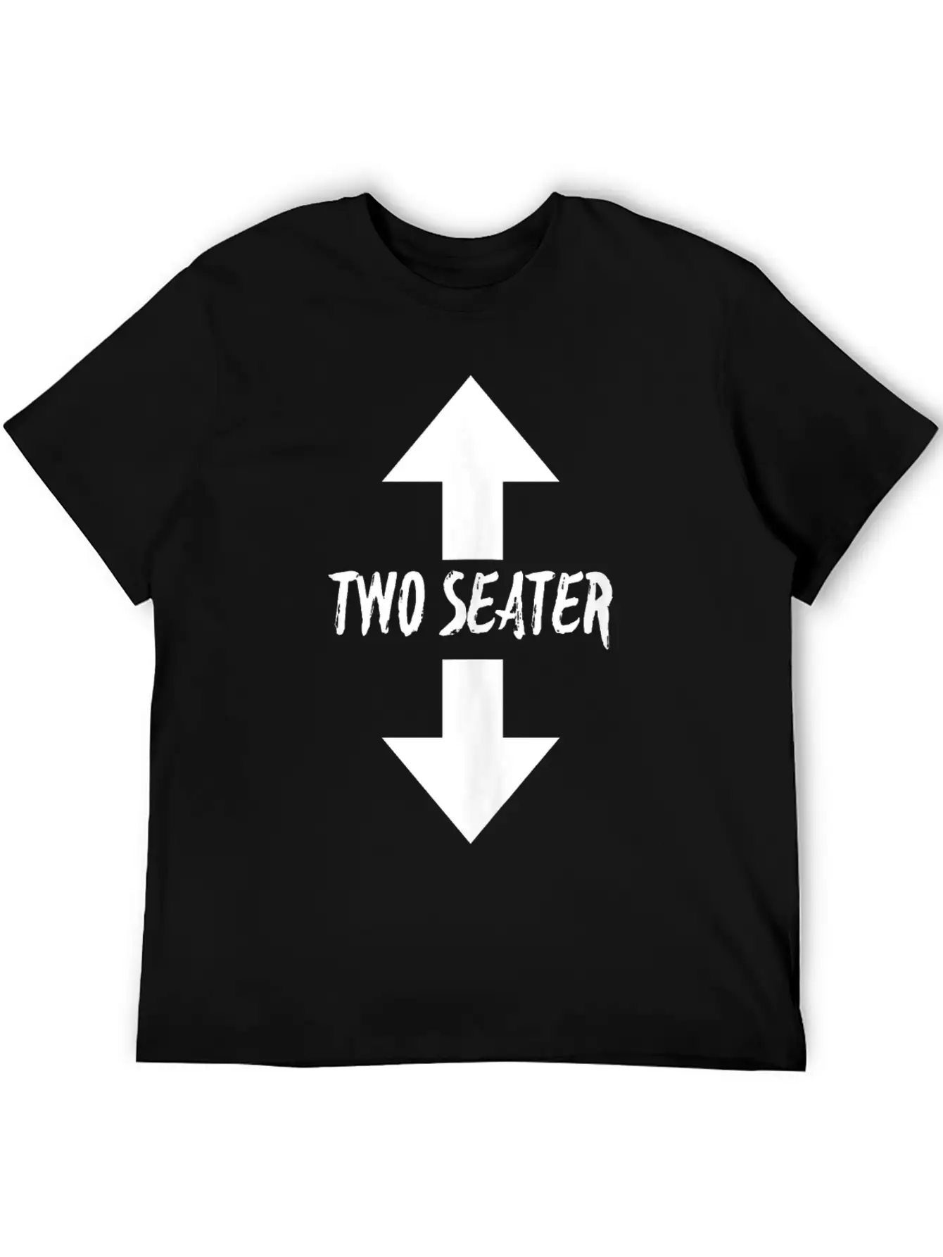 Two Seater Arrow Naughty Dad Joke Gift Breathable Soft Cotton T-Shirt – Timeless Casual Look
