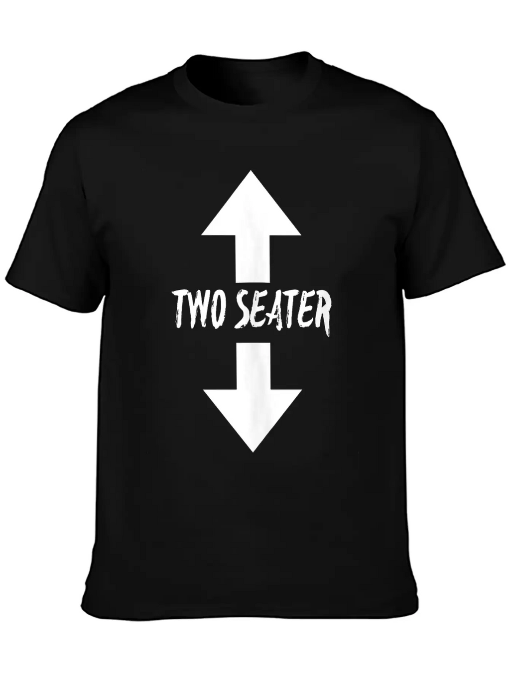 Two Seater Arrow Naughty Dad Joke Gift Breathable Soft Cotton T-Shirt – Timeless Casual Look