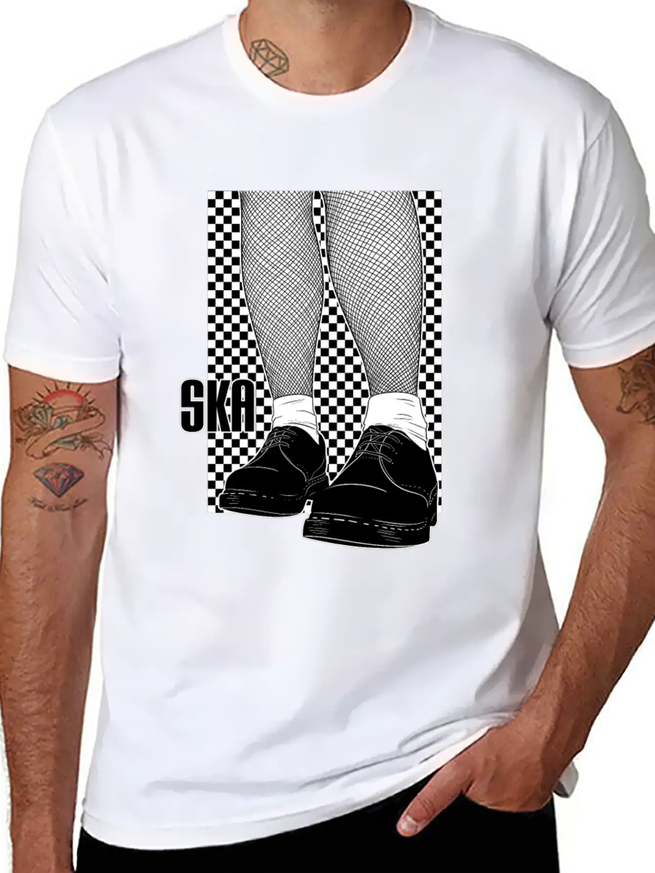 TwoTone Ska Product Reggae Clothing Basic Graphic T-Shirt – Daily Comfort In Soft Cotton