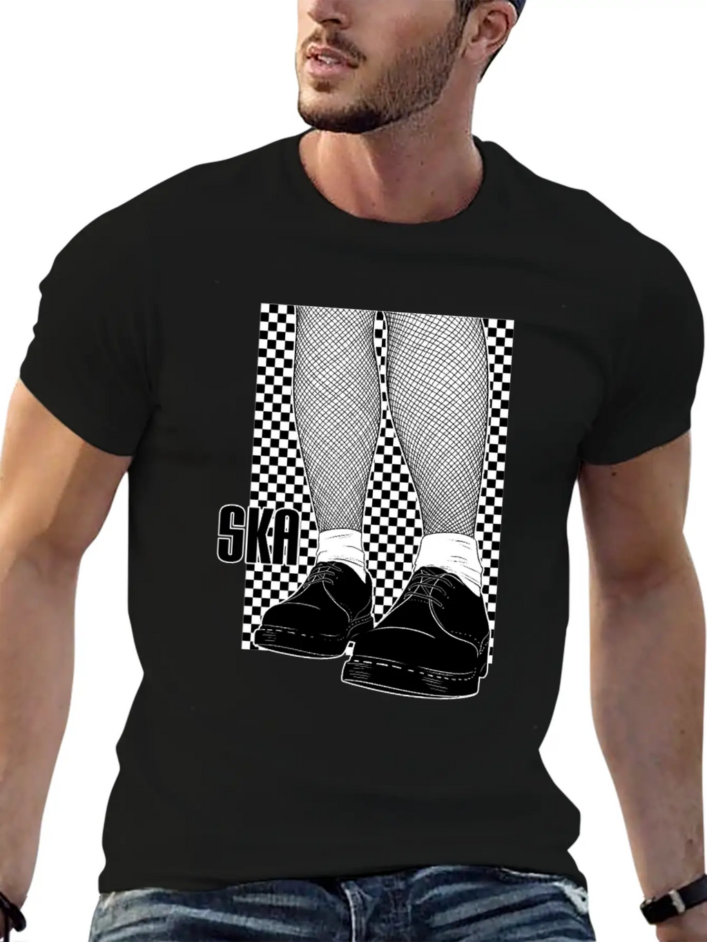 TwoTone Ska Product Reggae Clothing Basic Graphic T-Shirt – Daily Comfort In Soft Cotton