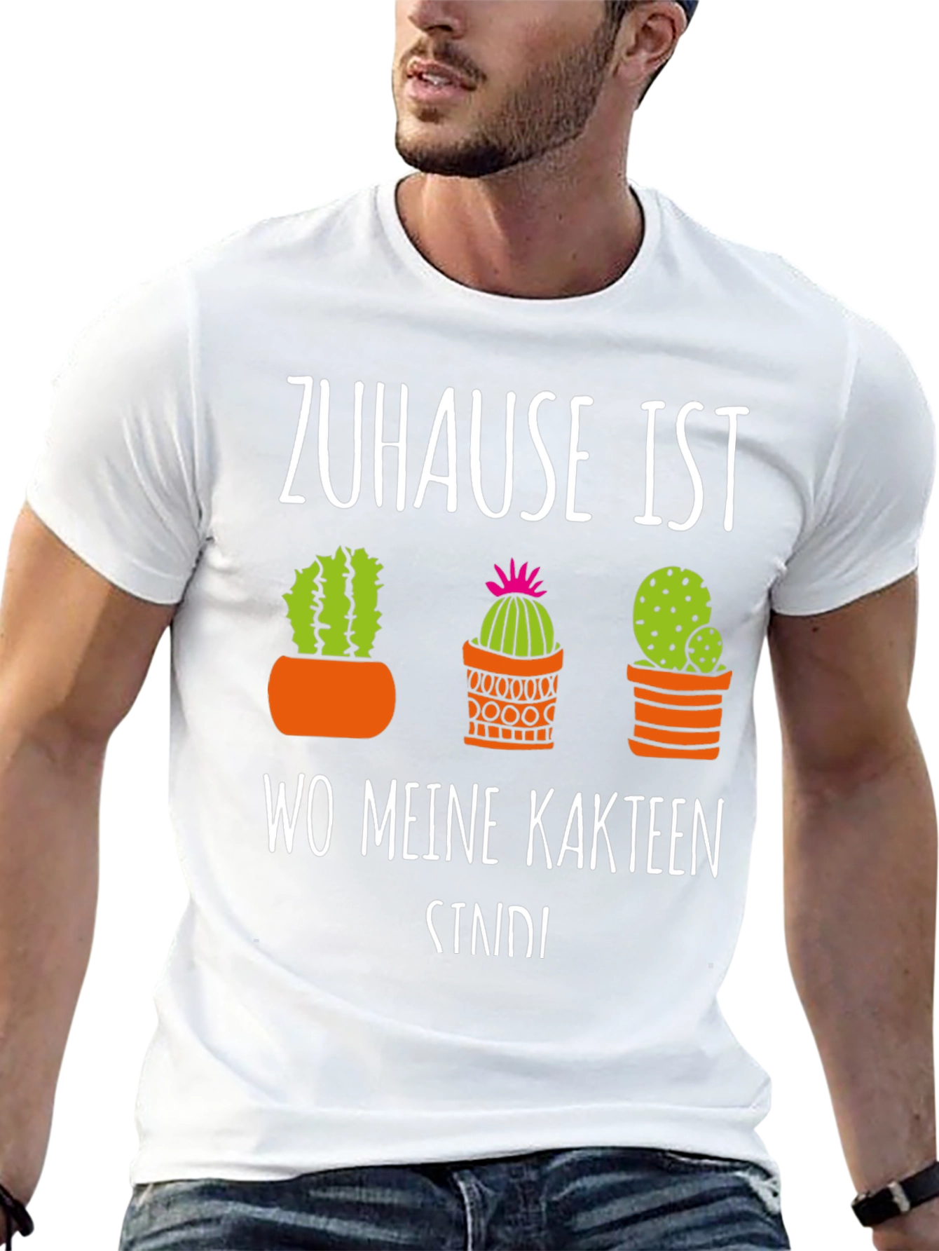 Cactus Lover T-Shirt - Zuhause Ist Wo Meine Kakteen Sind!