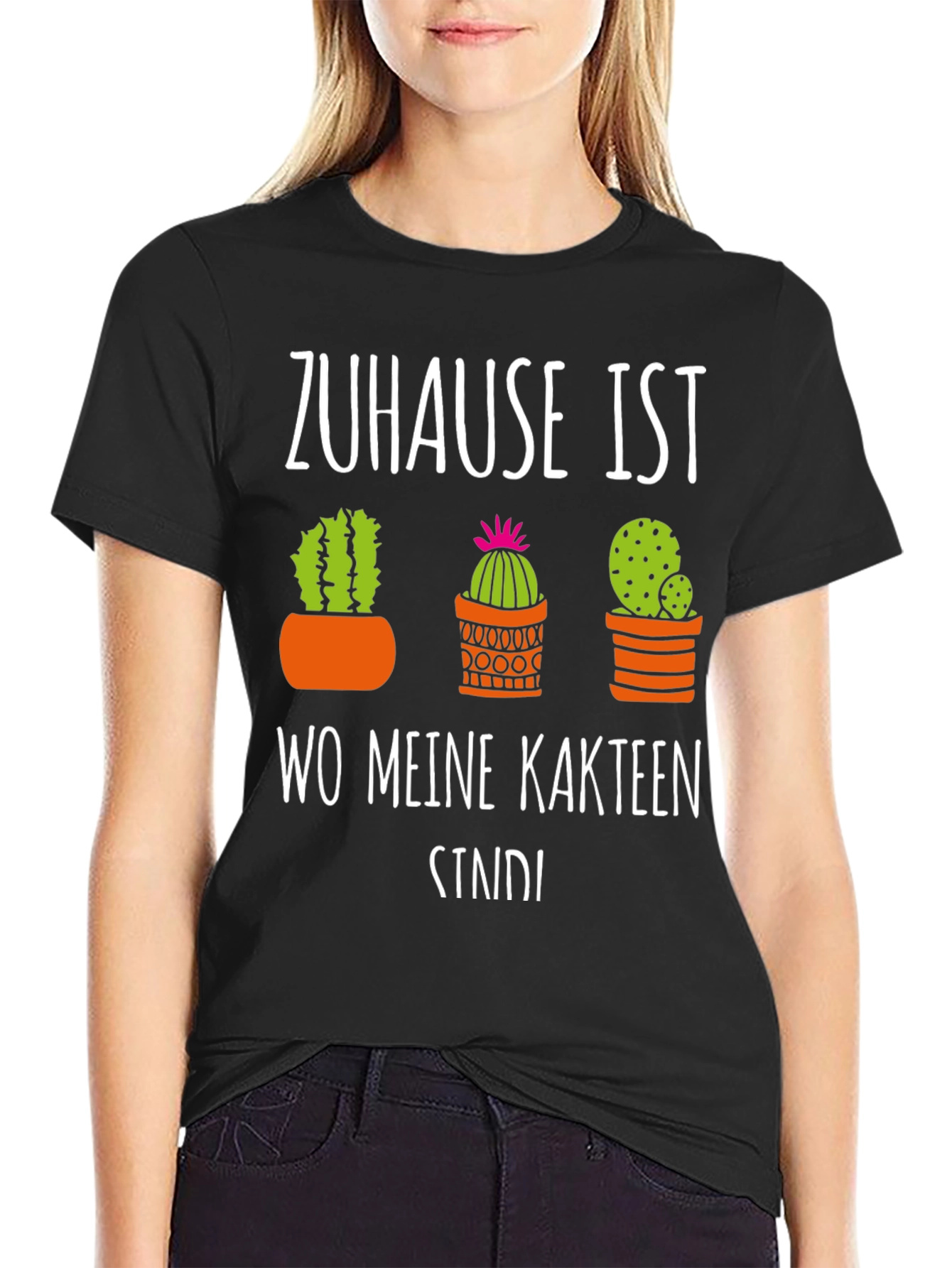 Cactus Lover T-Shirt - Zuhause Ist Wo Meine Kakteen Sind!