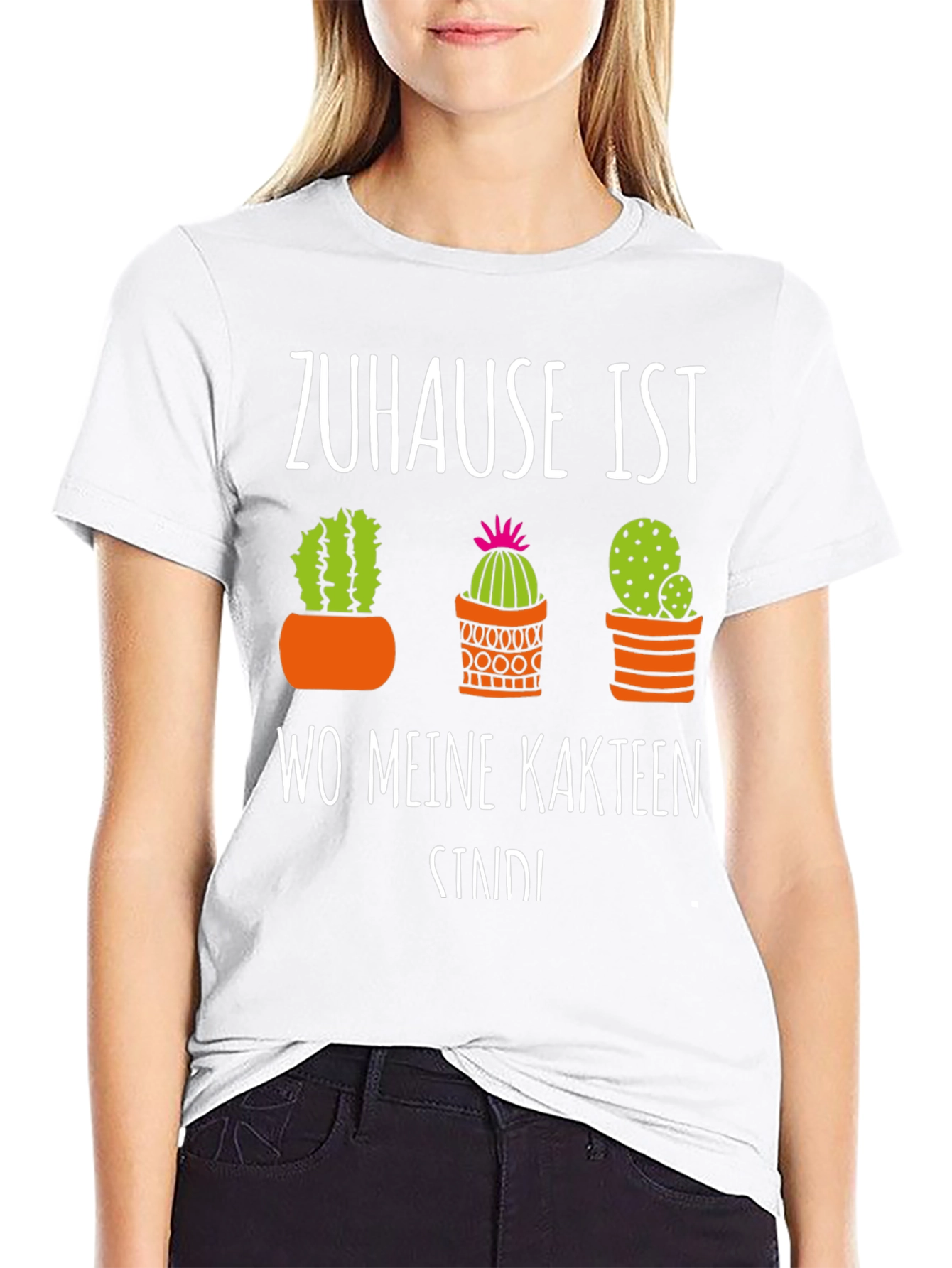 Cactus Lover T-Shirt - Zuhause Ist Wo Meine Kakteen Sind!