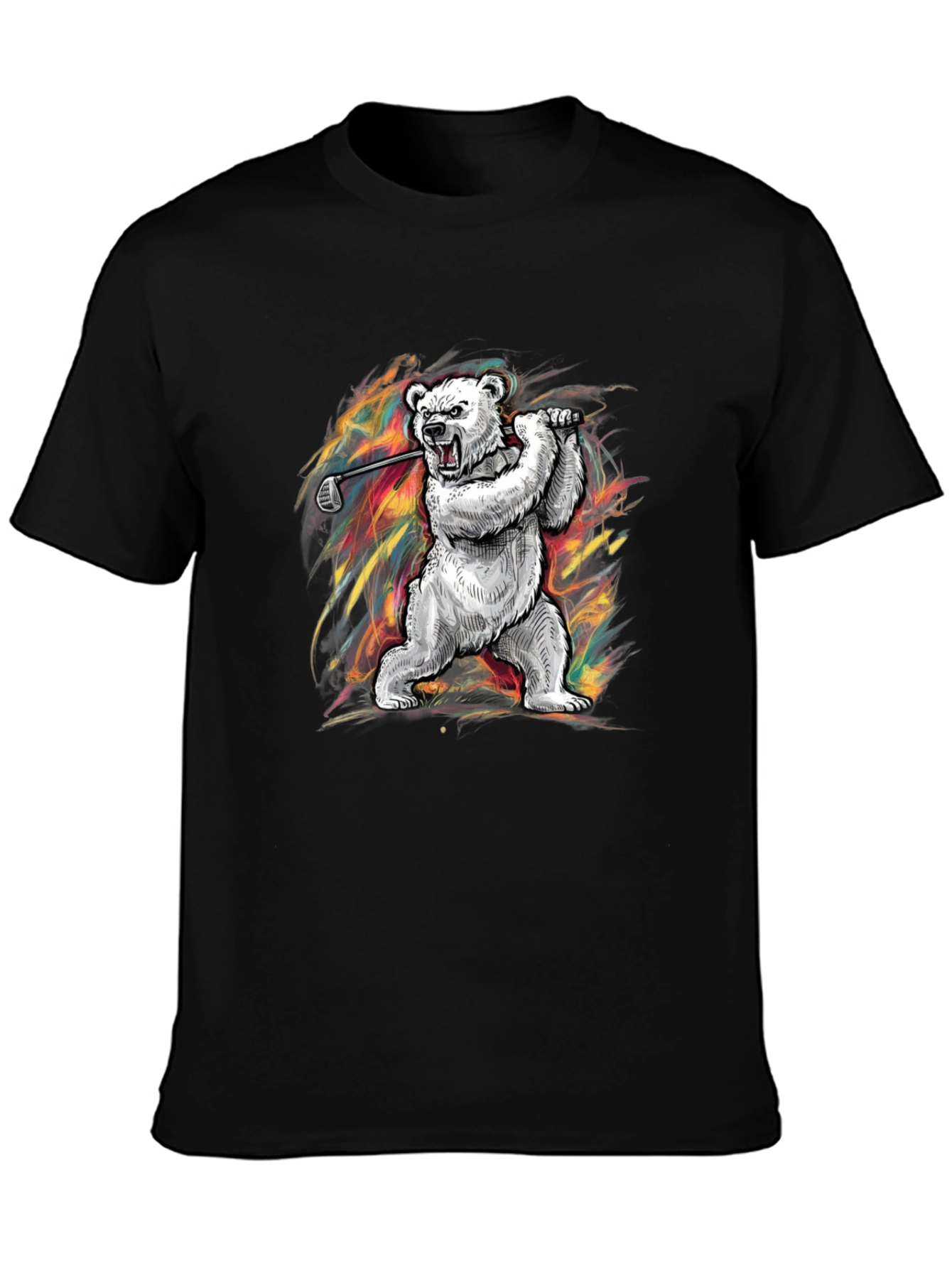 Golf Bear Tee - Fierce Style for the Fairway!