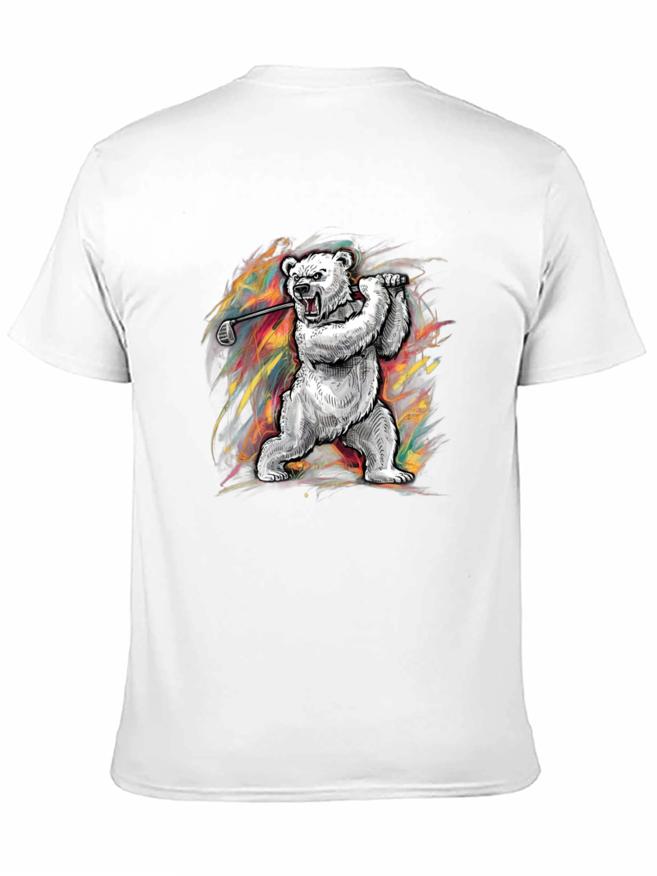 Golf Bear Tee - Fierce Style for the Fairway!