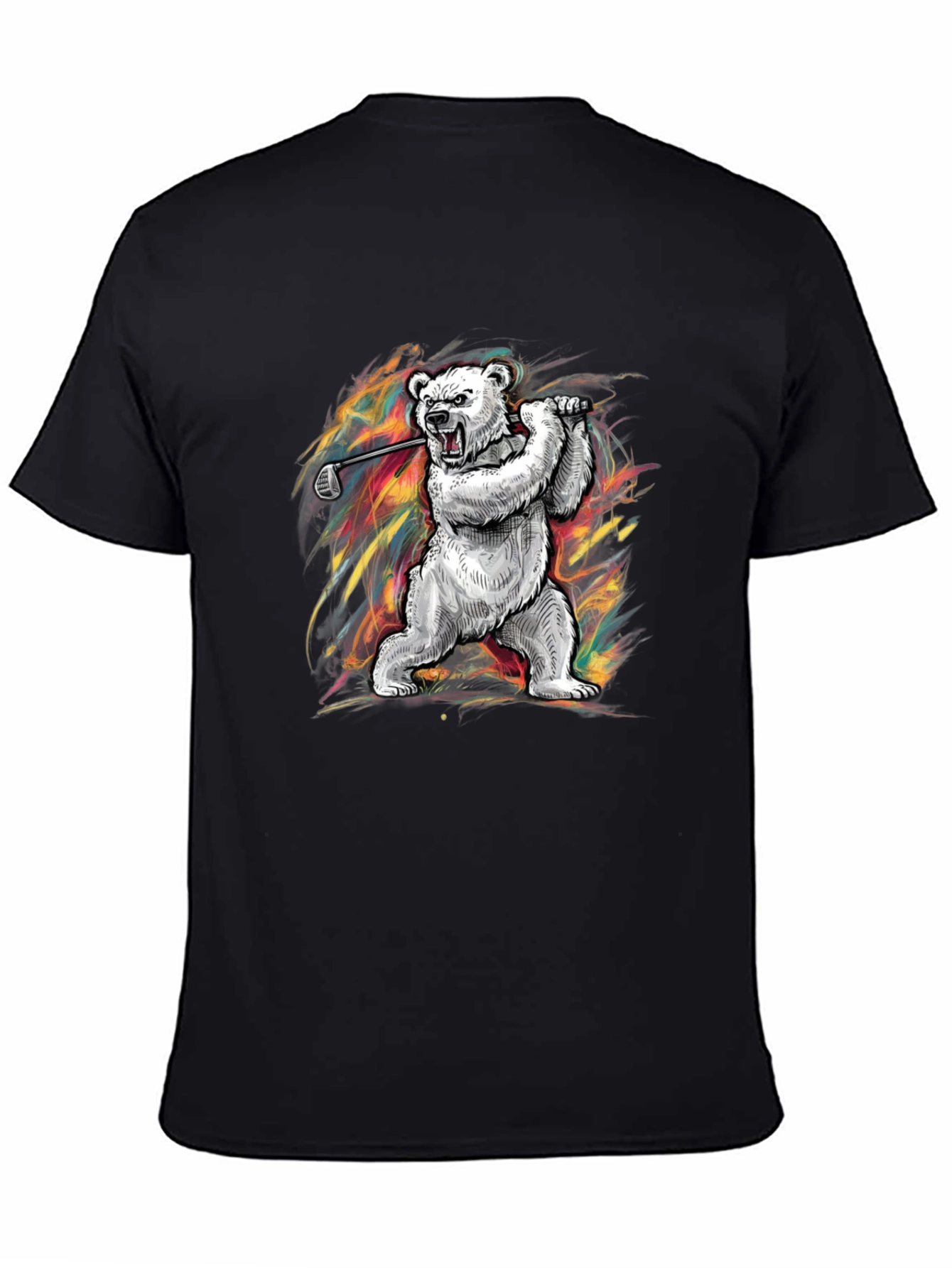 Golf Bear Tee - Fierce Style for the Fairway!