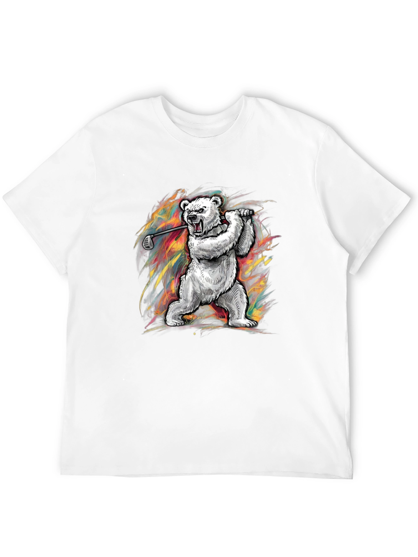 Golf Bear Tee - Fierce Style for the Fairway!