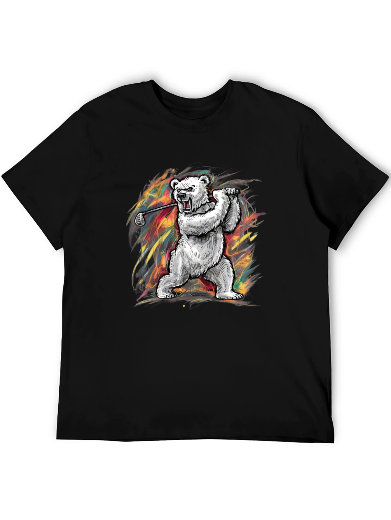 Golf Bear Tee - Fierce Style for the Fairway!