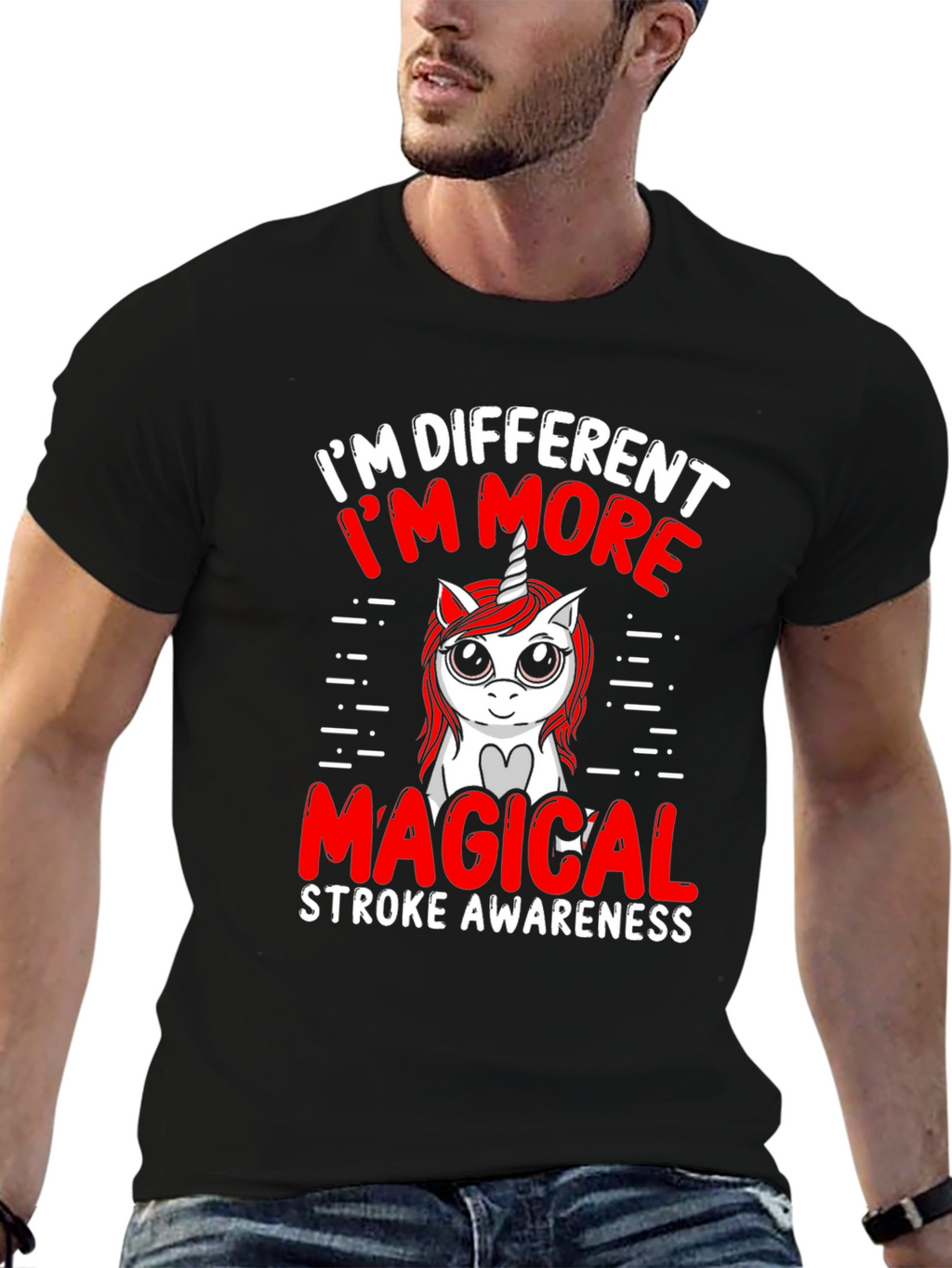 Magical Unicorn Stroke Awareness T-Shirt