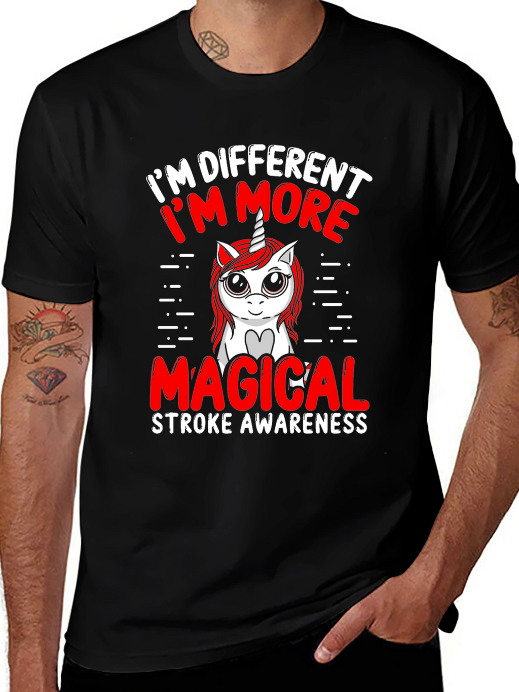 Magical Unicorn Stroke Awareness T-Shirt