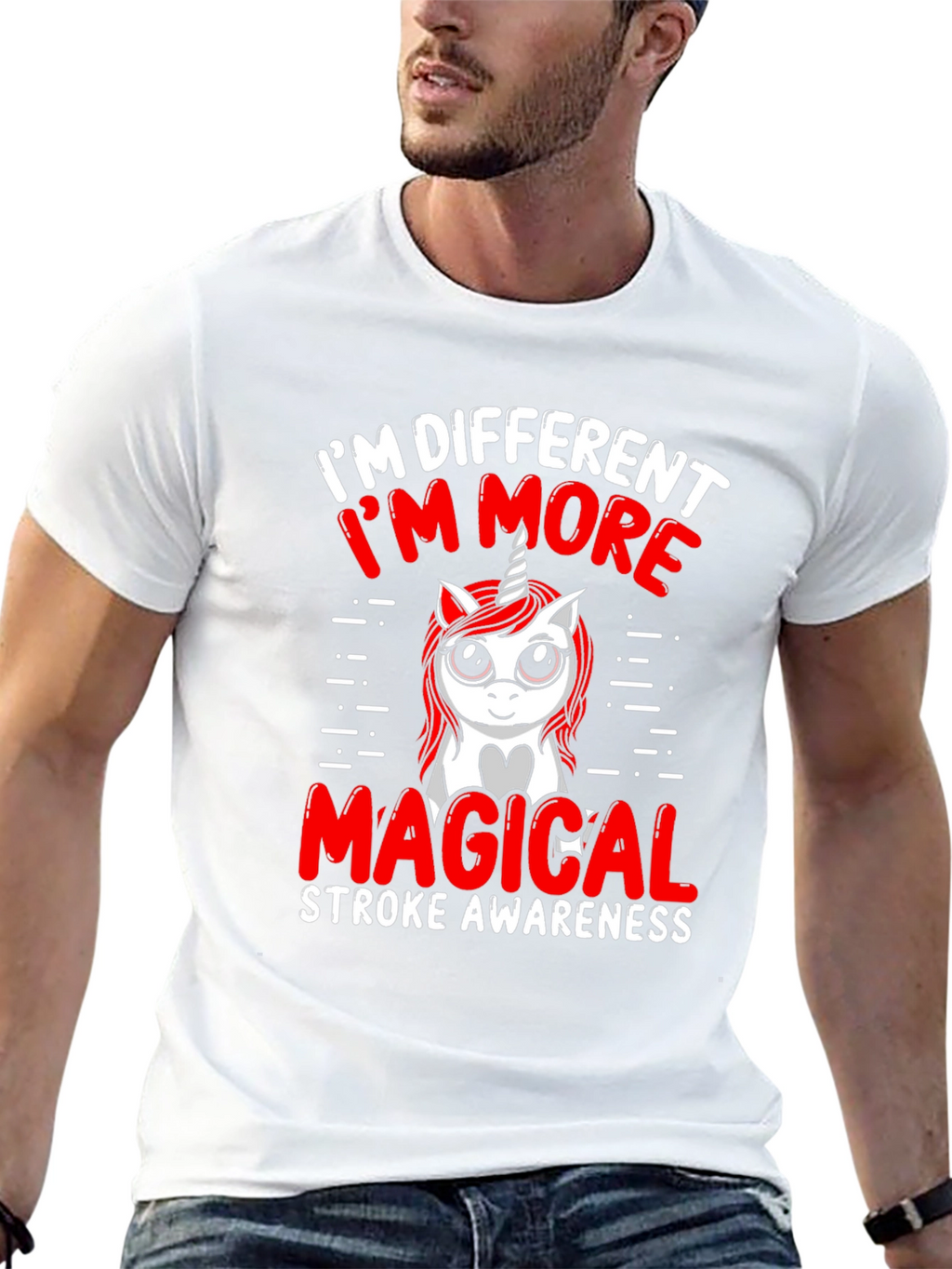 Magical Unicorn Stroke Awareness T-Shirt