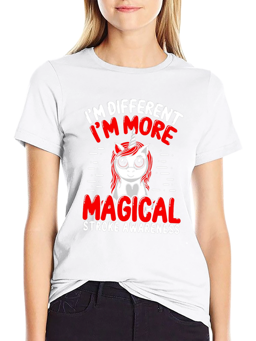 Magical Unicorn Stroke Awareness T-Shirt