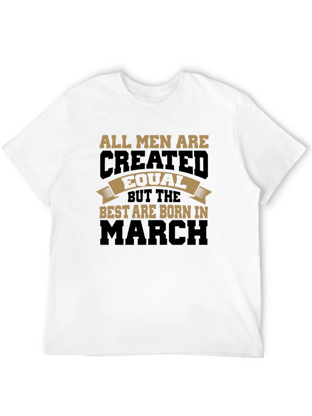 Mens Born in March Graphic T-Shirt