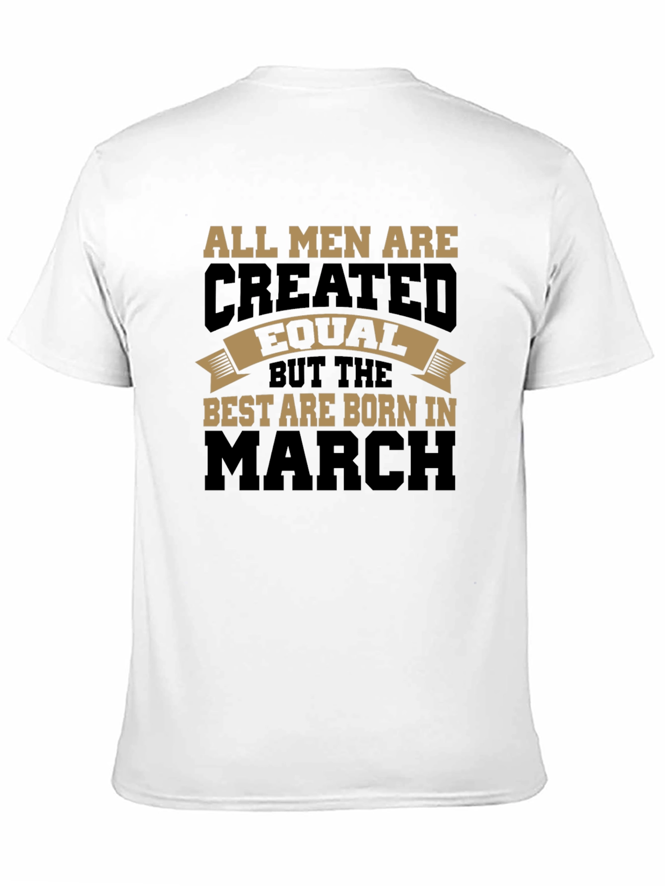 Mens Born in March Graphic T-Shirt