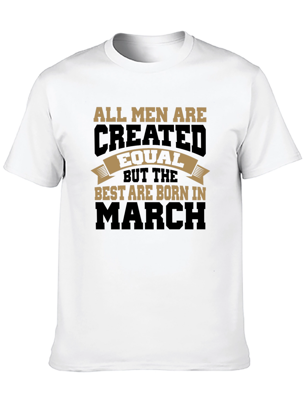 Mens Born in March Graphic T-Shirt