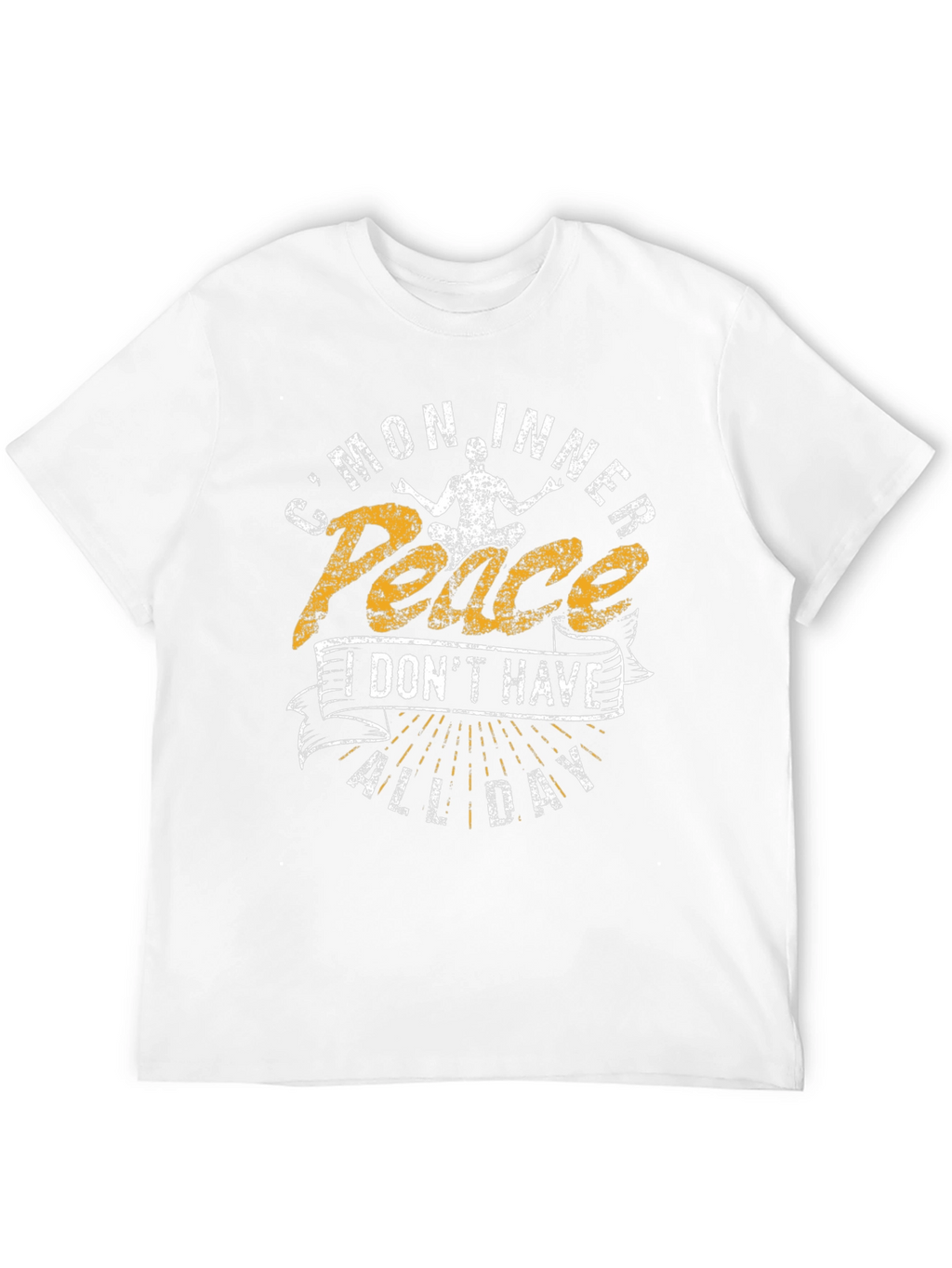 Cmon Inner Peace Mens Graphic T-Shirt