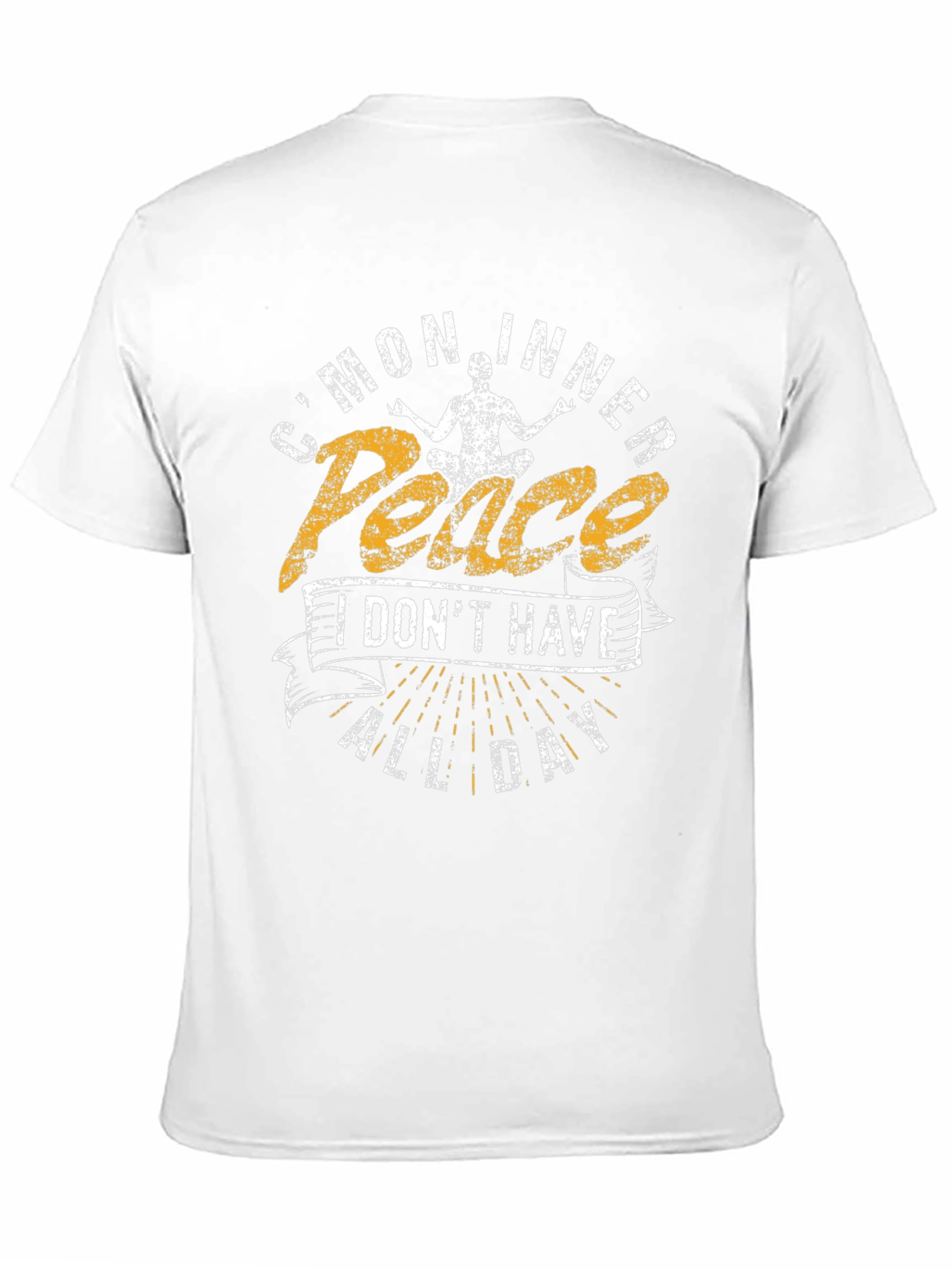 Cmon Inner Peace Mens Graphic T-Shirt