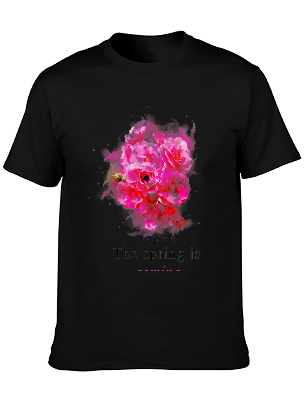 Spring Blossom Graphic T-Shirt for Men