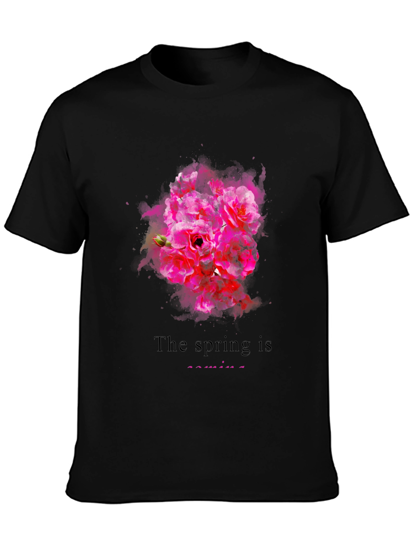 Spring Blossom Graphic T-Shirt for Men