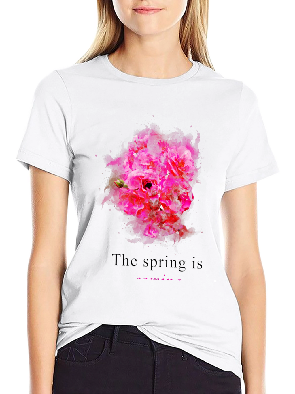 Spring Blossom Graphic T-Shirt for Men