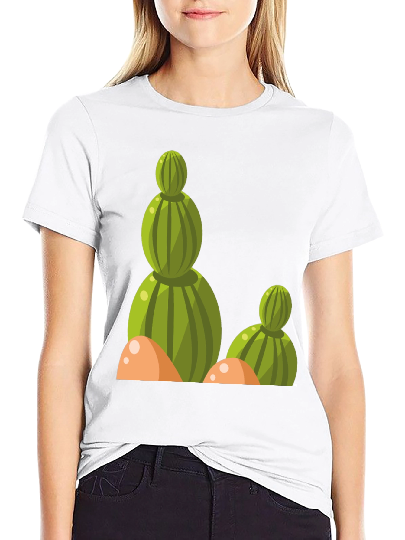 Cactus Graphic T-Shirt - Desert Style Tee