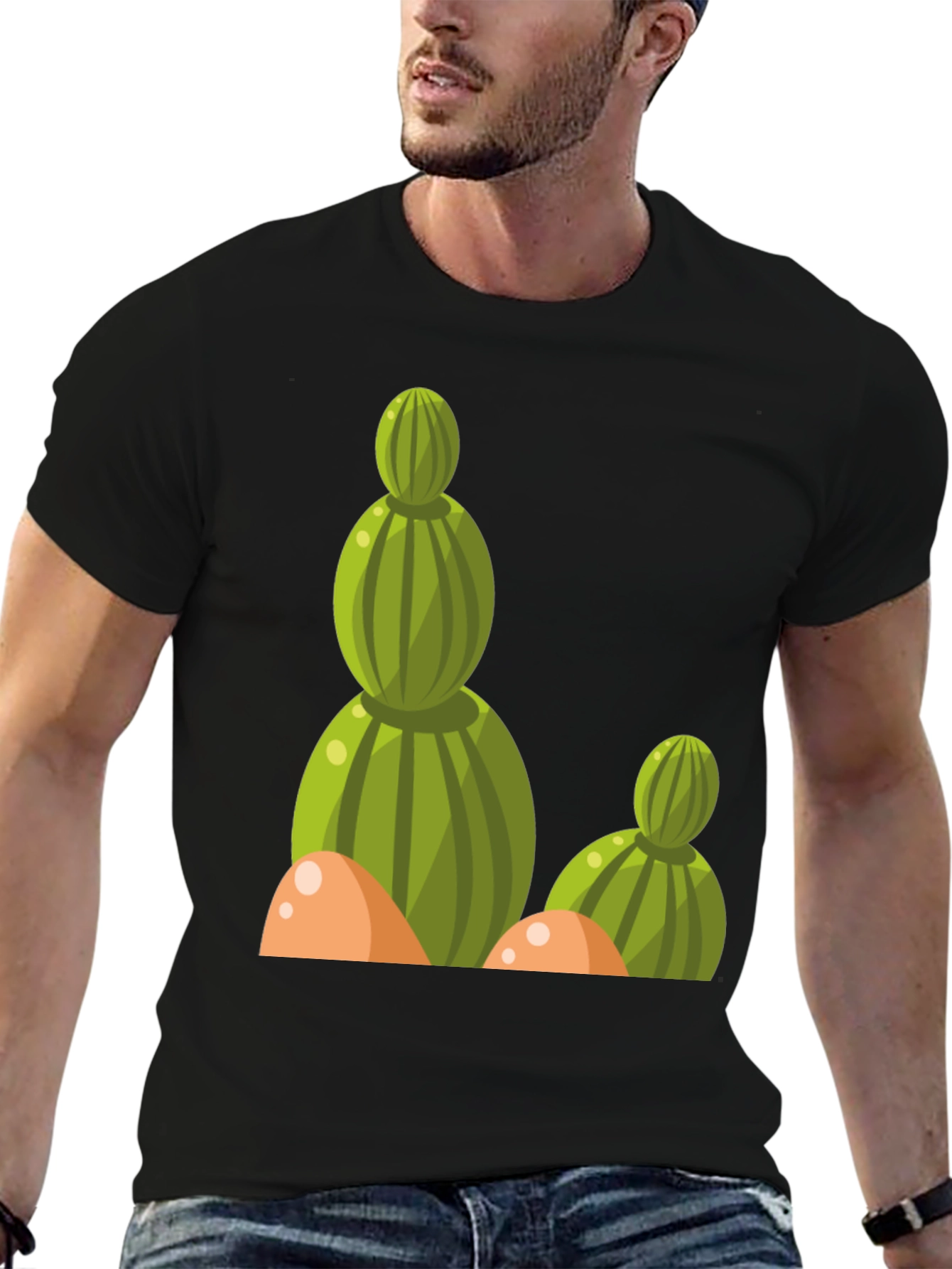 Cactus Graphic T-Shirt - Desert Style Tee