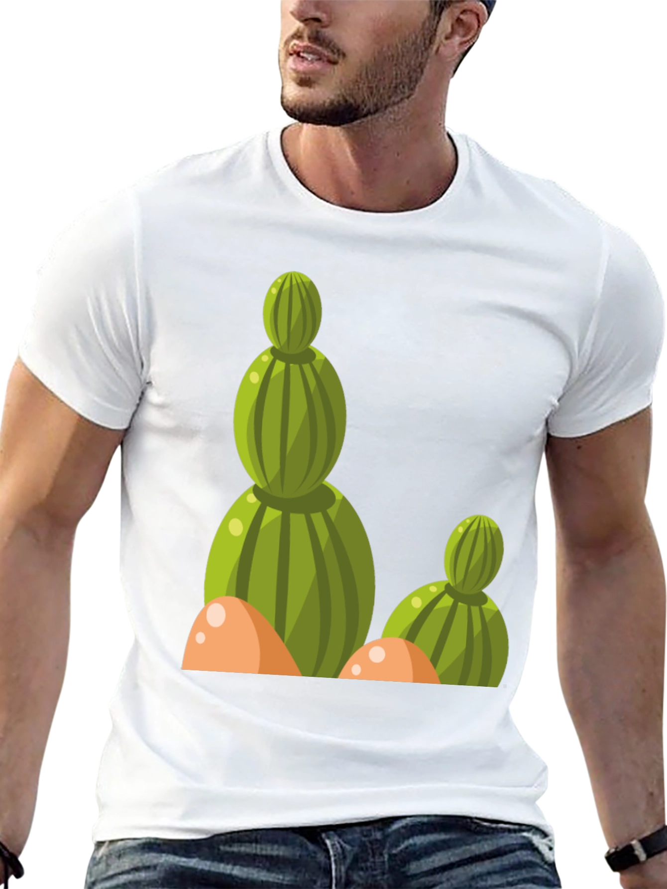 Cactus Graphic T-Shirt - Desert Style Tee