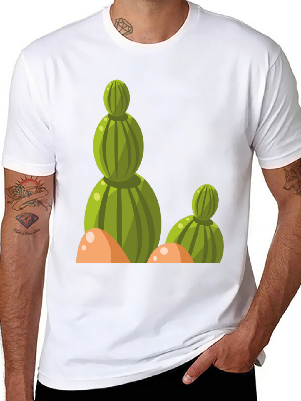 Cactus Graphic T-Shirt - Desert Style Tee