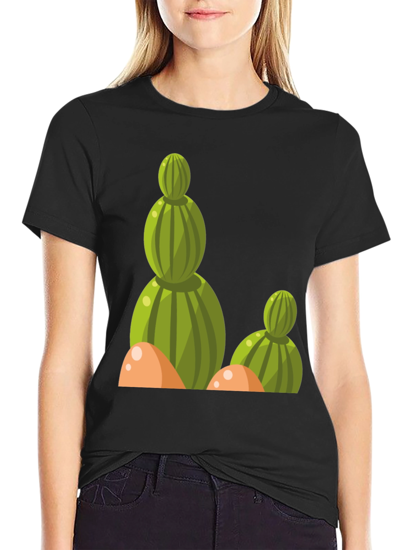 Cactus Graphic T-Shirt - Desert Style Tee