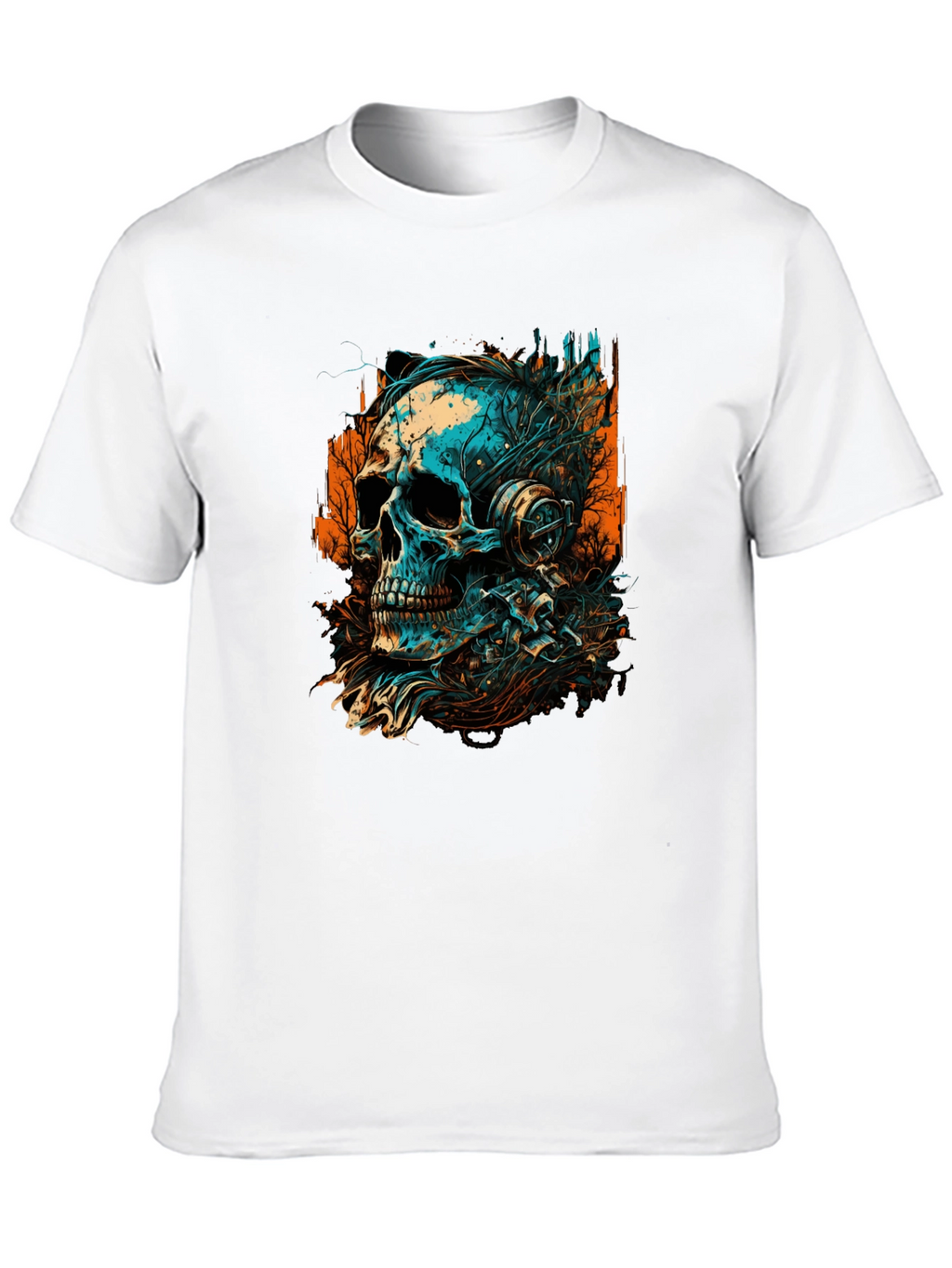 Skull Graphic Tee - Edgy Streetwear