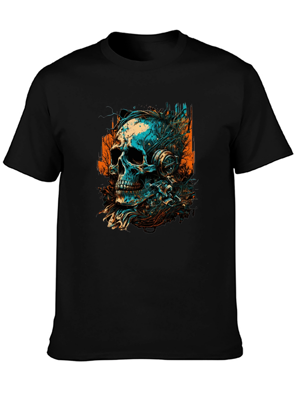 Skull Graphic Tee - Edgy Streetwear