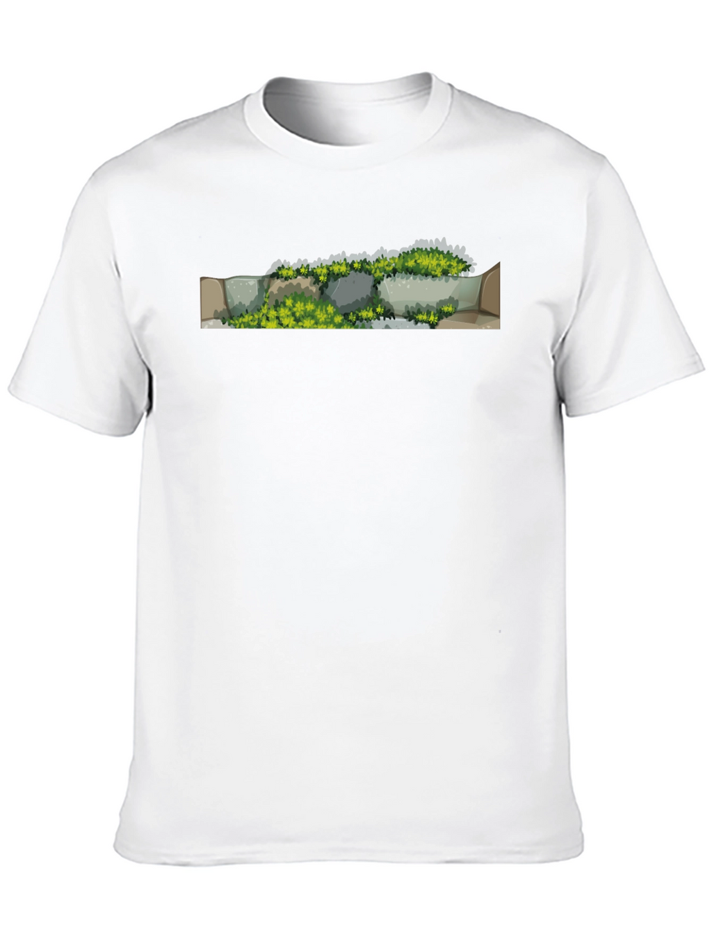 Mossy Stone Wall Graphic Tee - Nature Lovers Apparel