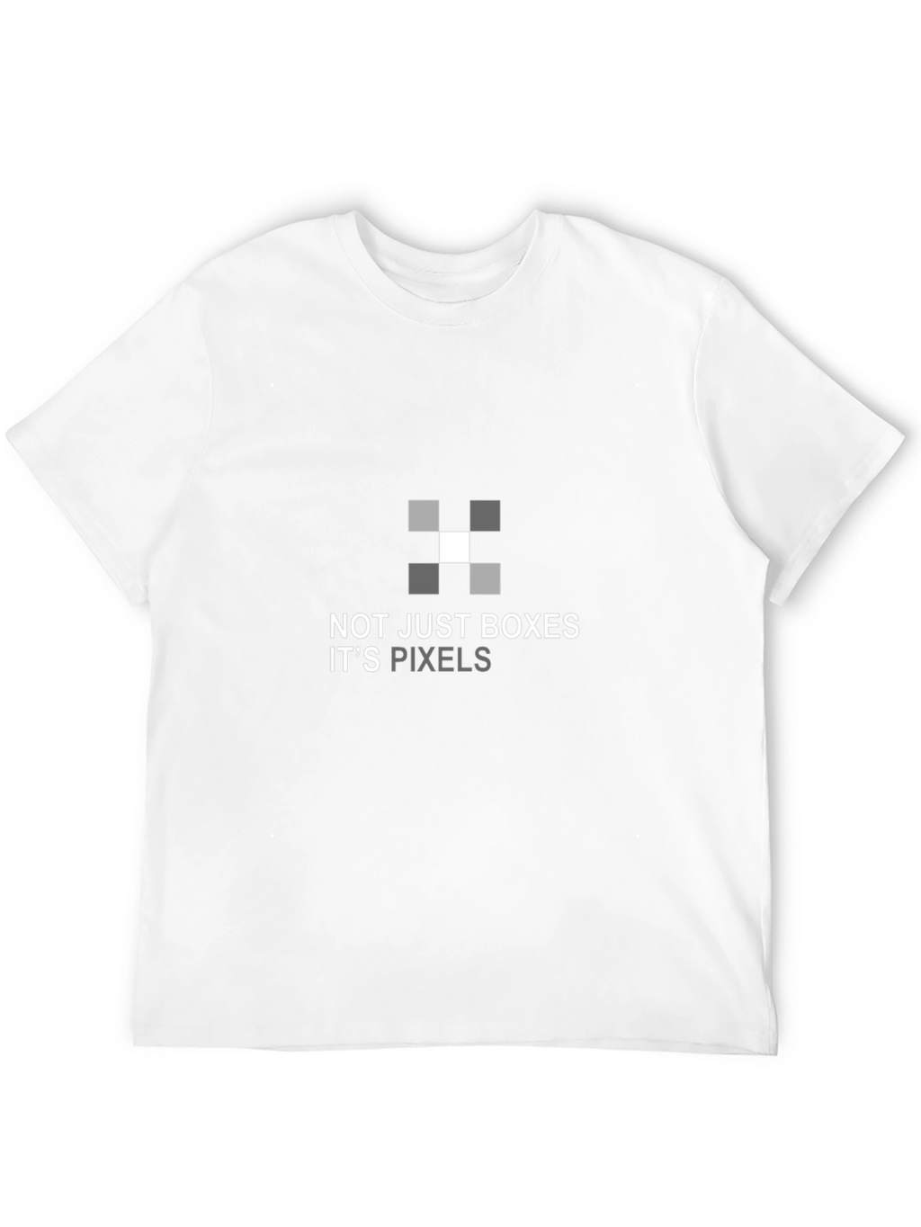 Pixel Art T-Shirt - Not Just Boxes Its Pixels