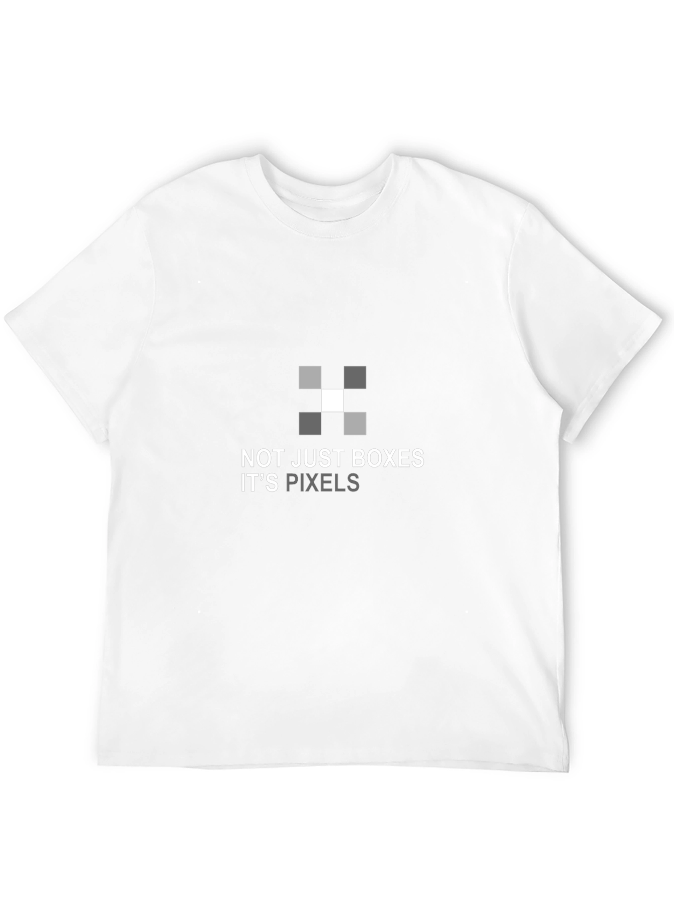 Pixel Art T-Shirt - Not Just Boxes Its Pixels