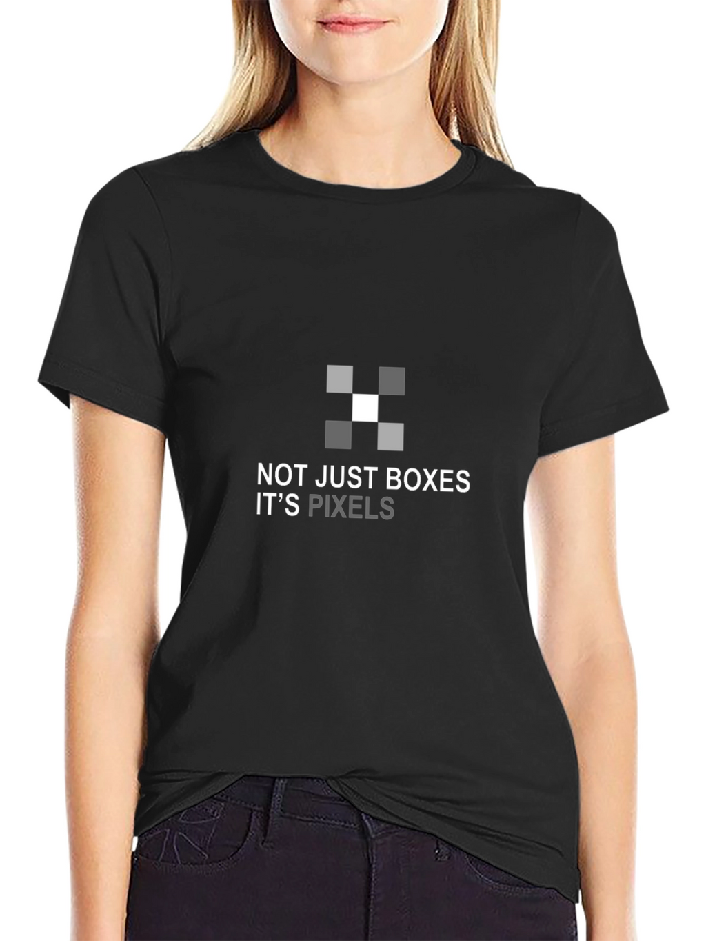 Pixel Art T-Shirt - Not Just Boxes Its Pixels